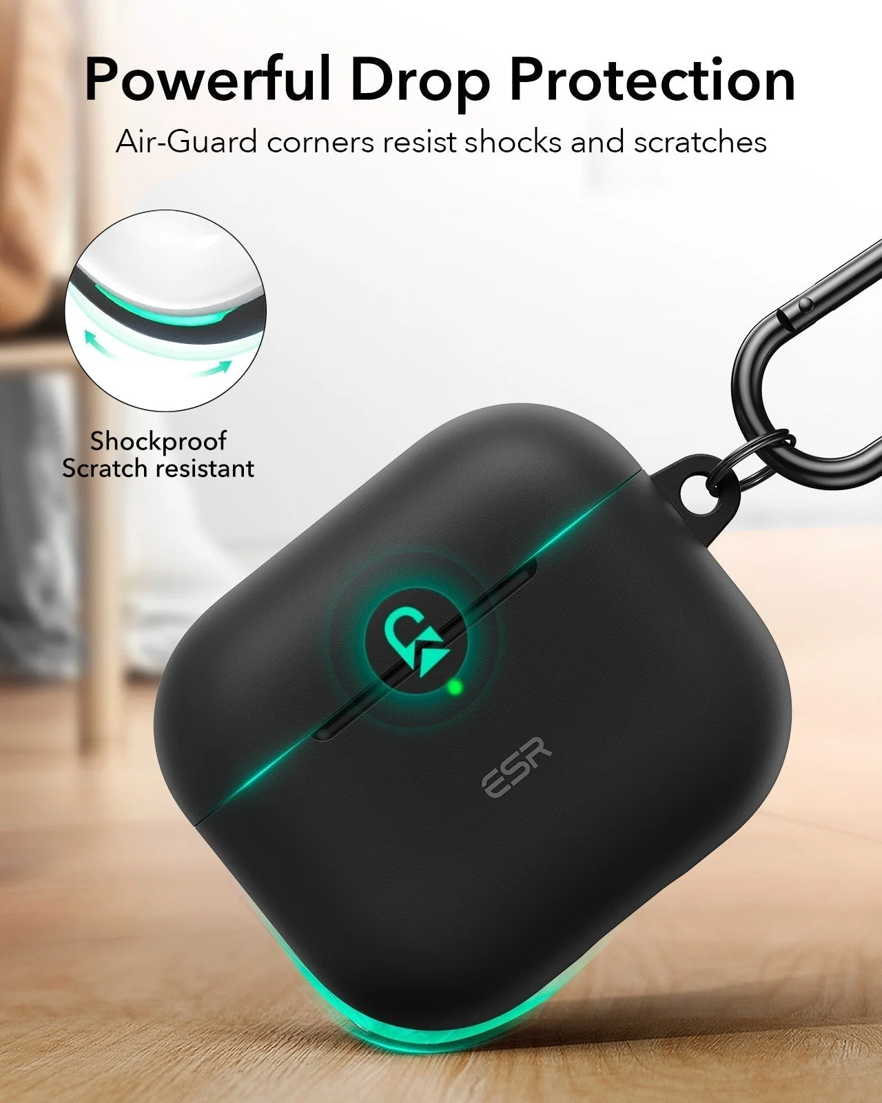 AirPods 4 Cloud Soft Case - Black - Image 6
