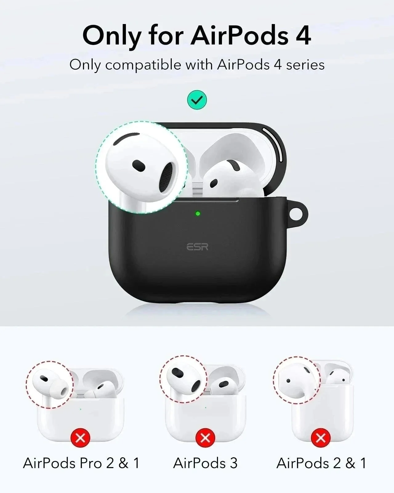 AirPods 4 Cloud Soft Case - Desert Titanium - Image 2