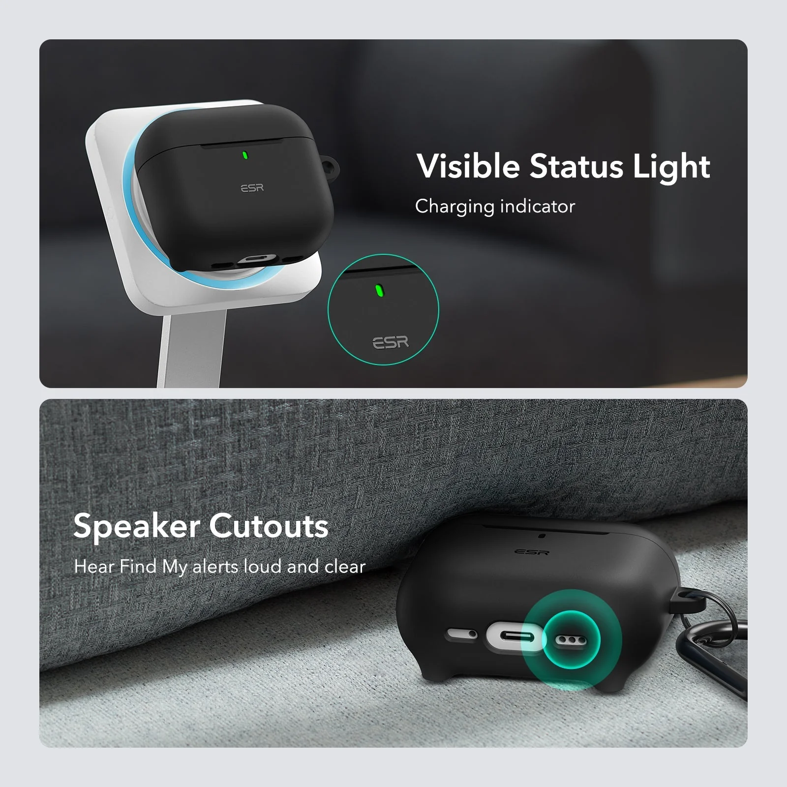 AirPods 4 Cloud Soft Case (HaloLock) - Forest Green - Image 8