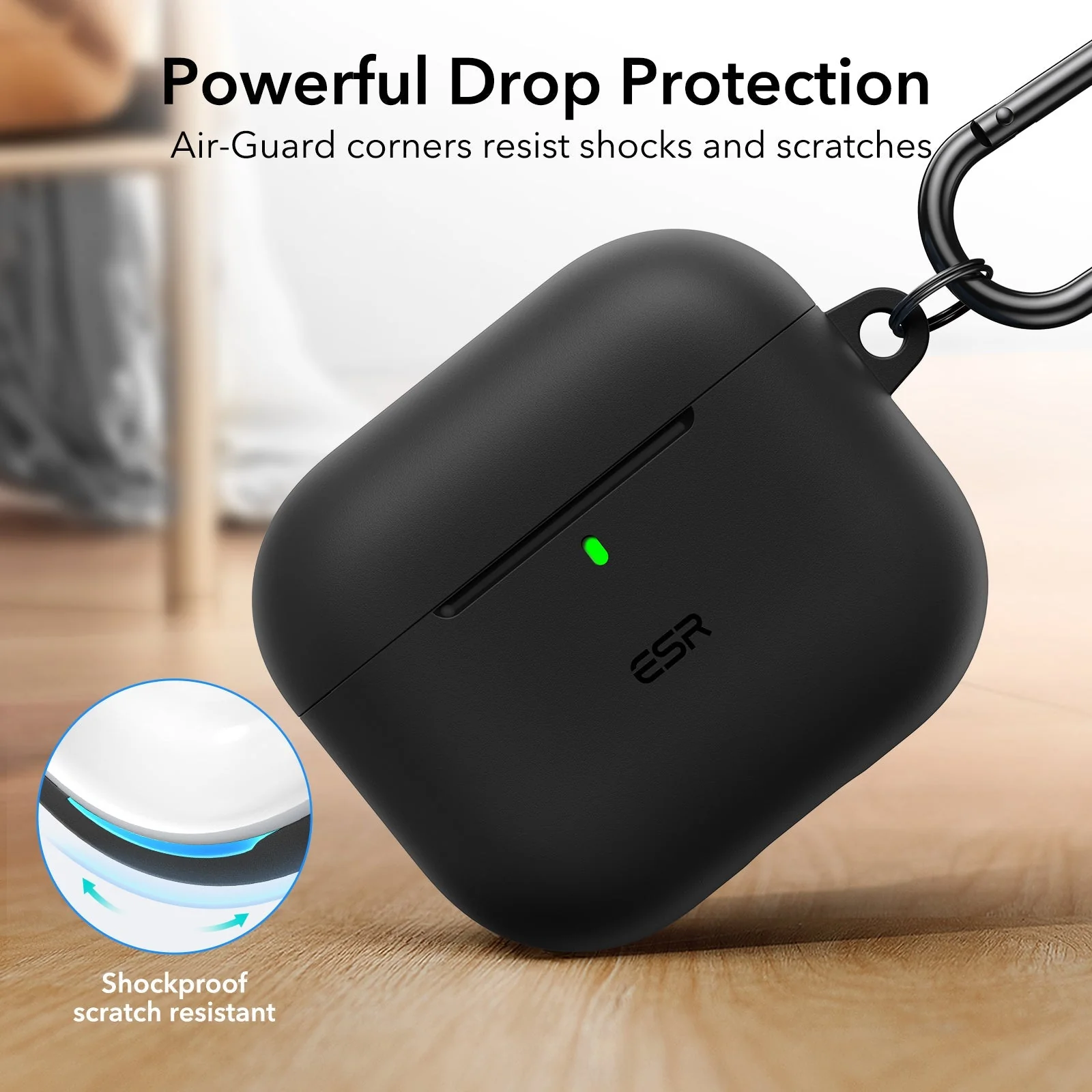 AirPods 4 Cloud Soft Case (HaloLock) - Navy Blue - Image 7