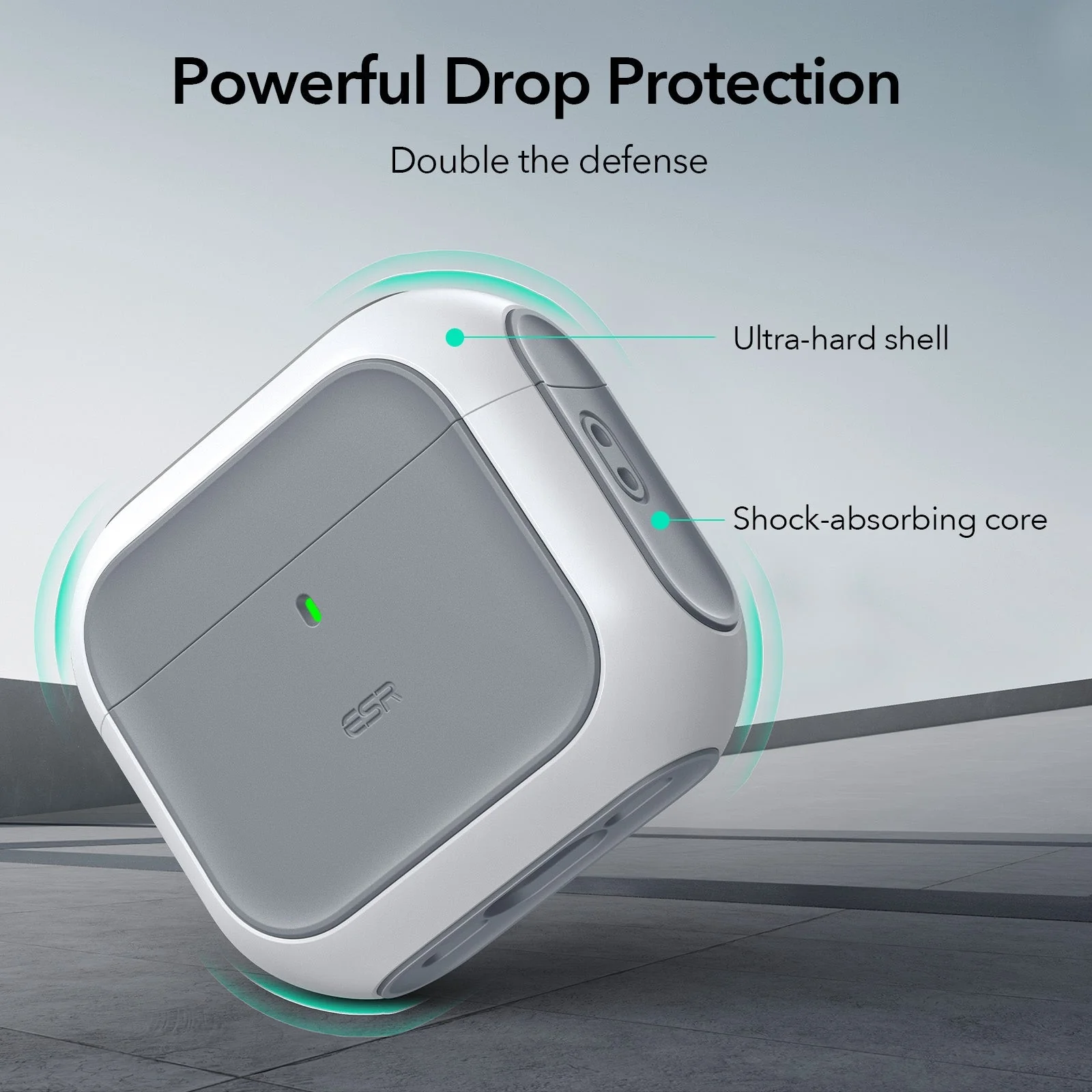 AirPods 4 Orbit Hybrid Case (HaloLock) - Titanium - Image 5