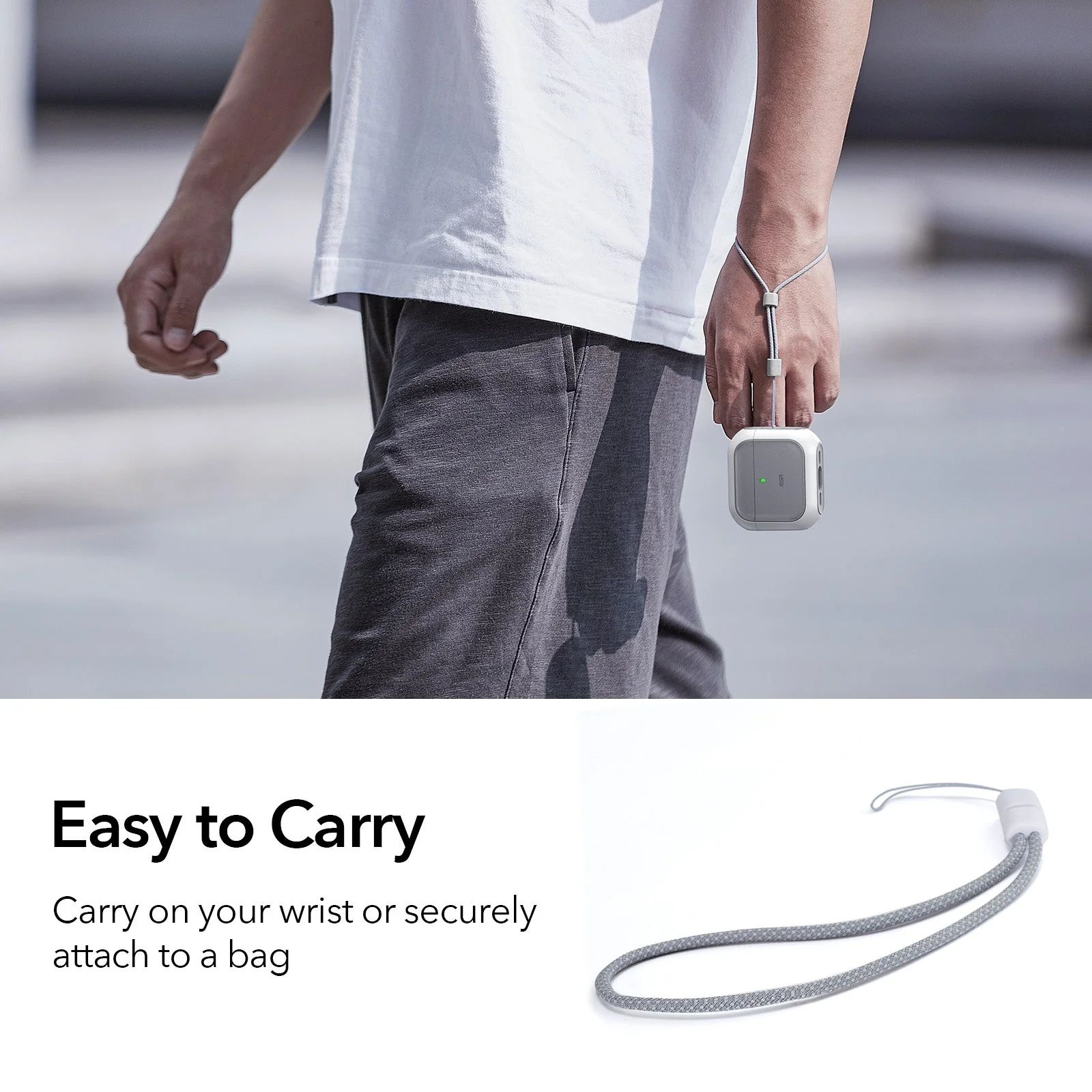 AirPods 4 Orbit Hybrid Case (HaloLock) - White - Image 7