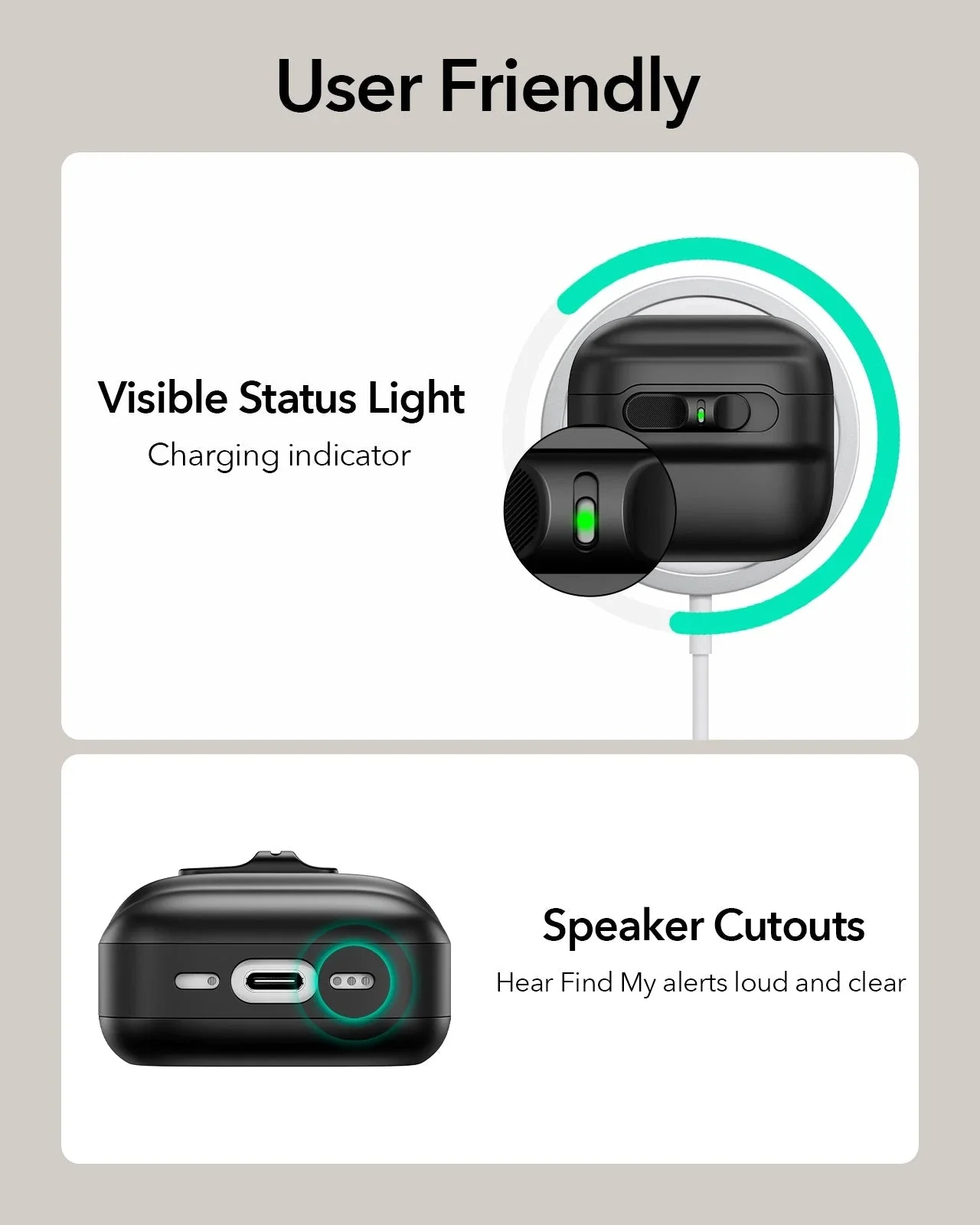 AirPods 4 Pulse FlickLock Case (HaloLock) - Green - Image 9