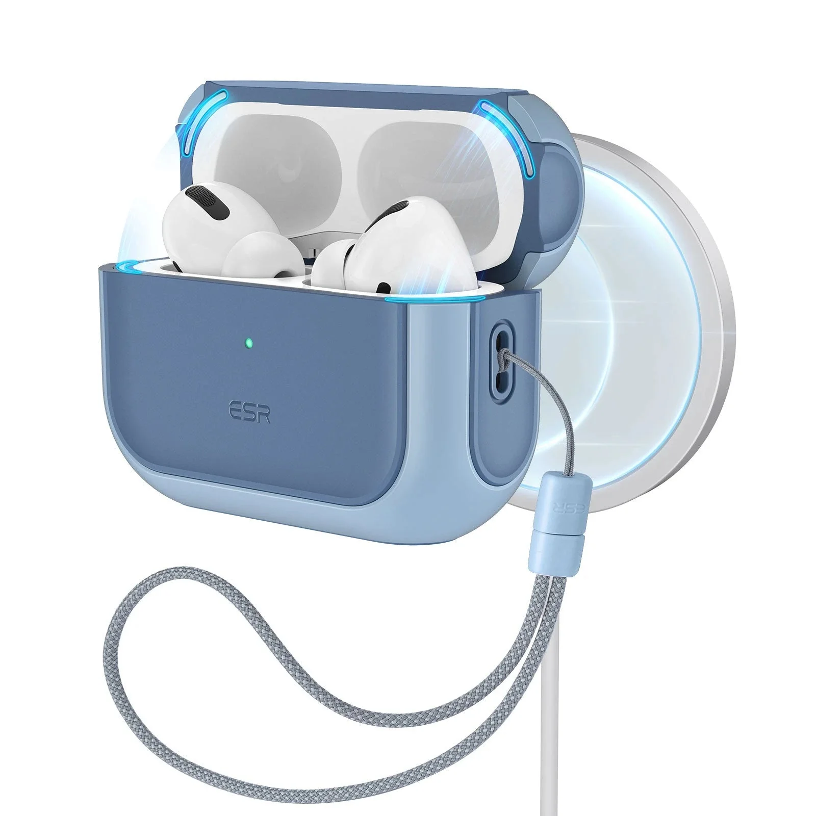 AirPods Pro (2023/2022/2019) Orbit Hybrid Case (HaloLock) - Blue