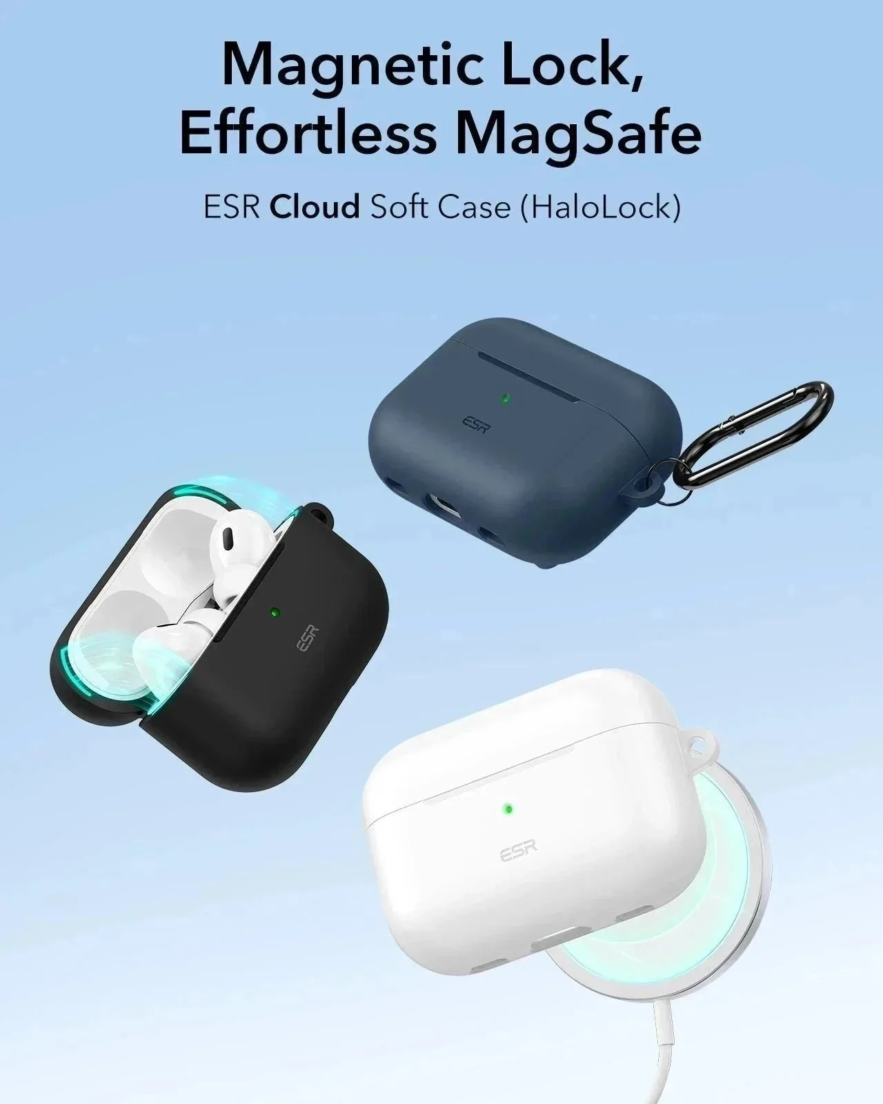 AirPods Pro (2023/2022/2019) Cloud Soft Case (HaloLock) - Pink - Image 3