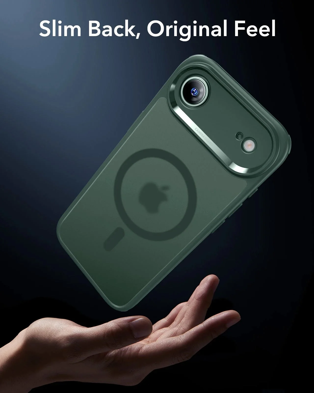 iPhone Air Classic Hybrid Magnetic Case (Camera Control) - Frosted Green - Image 7