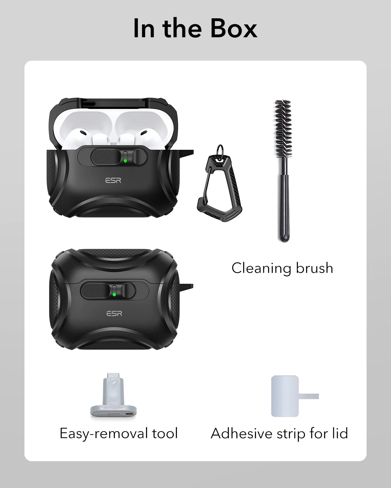 25W CryoBoost Foldable 3-in-1 Magnetic Charger and AirPods Pro 3 Cyber FlickLock Case Bundle– US Plug-Black - Image 15