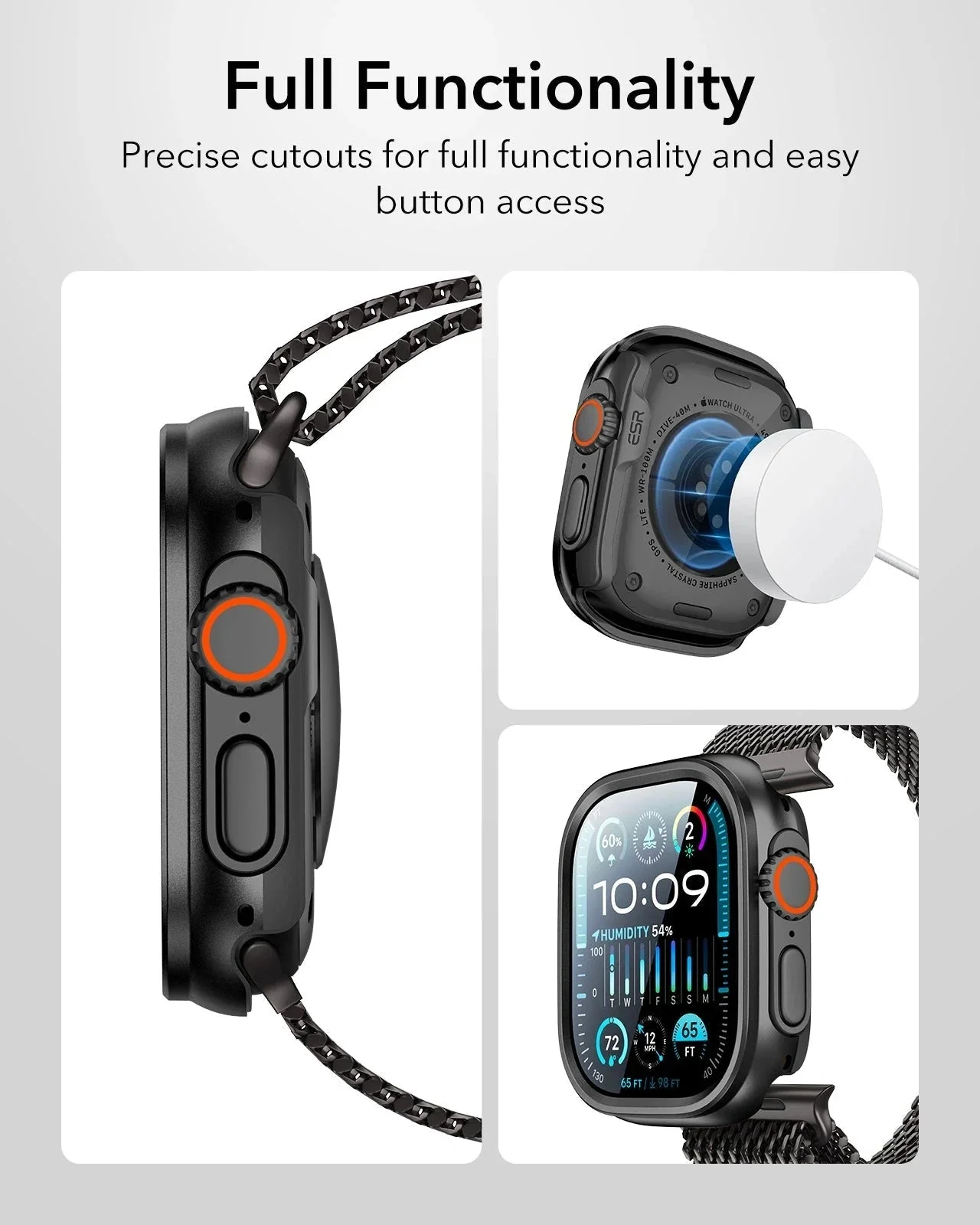 Apple Watch Ultra 3 Armorite Protection Set - Black - Image 9