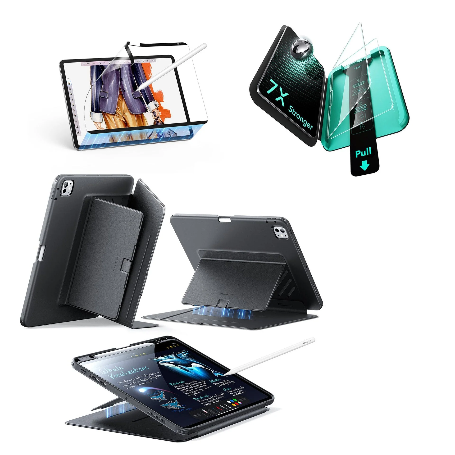 iPad Pro 11ʺ (2025) Flip Transformation Bundle - Black
