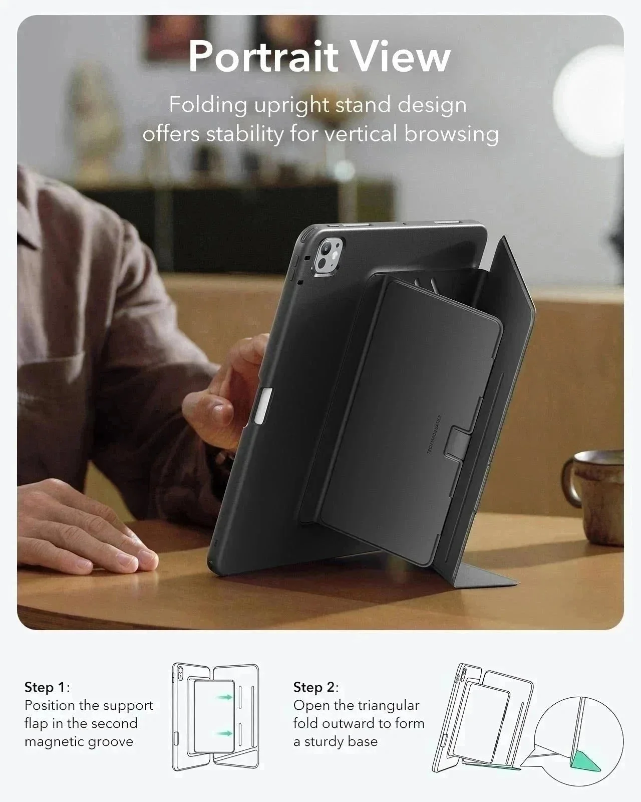 iPad Pro 11ʺ (2025) Flip Transformation Bundle - Black - Image 4
