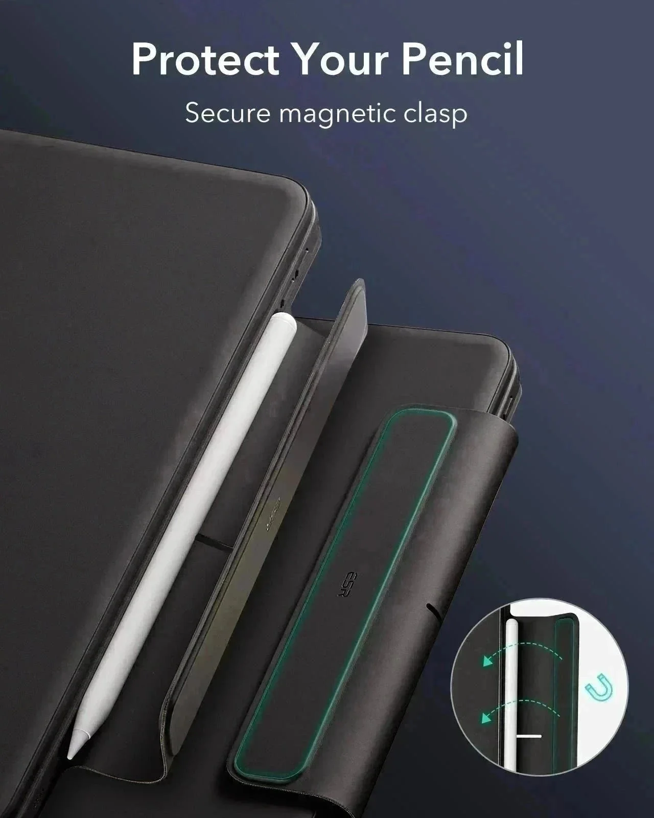 iPad Pro 13ʺ (2025) Bundle Rebound Magnetic Keyboard Case 360 & Armorite Screen Protectors  - UK Layout-Black - Image 5