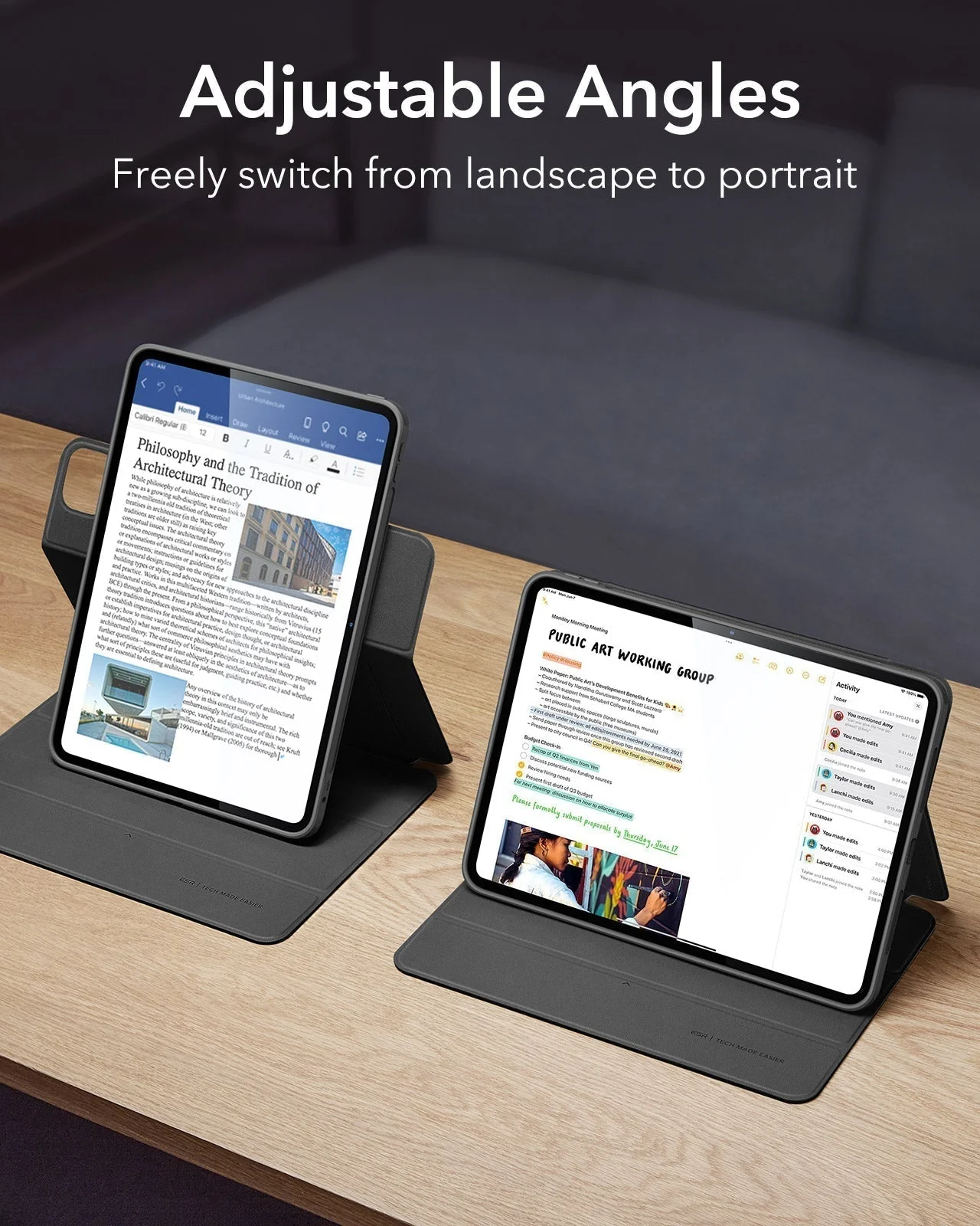 iPad Pro 13ʺ (2025) Rebound Case and Screen Protector Bundle - Black - Image 5