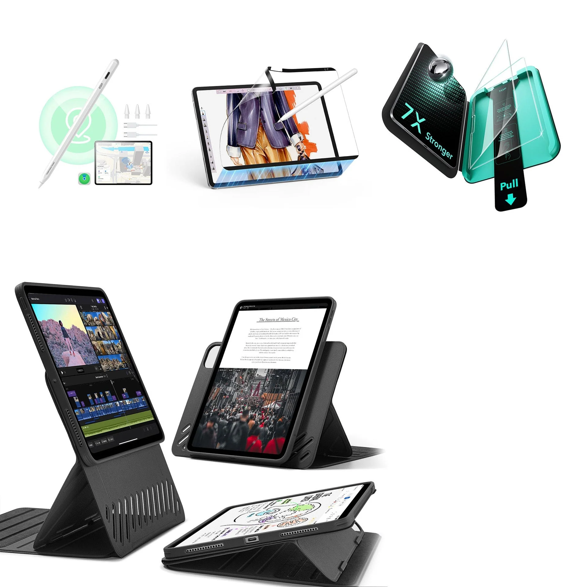 iPad Pro 11ʺ (2025) Shift Transformation with Digital Pencil Bundle - Black
