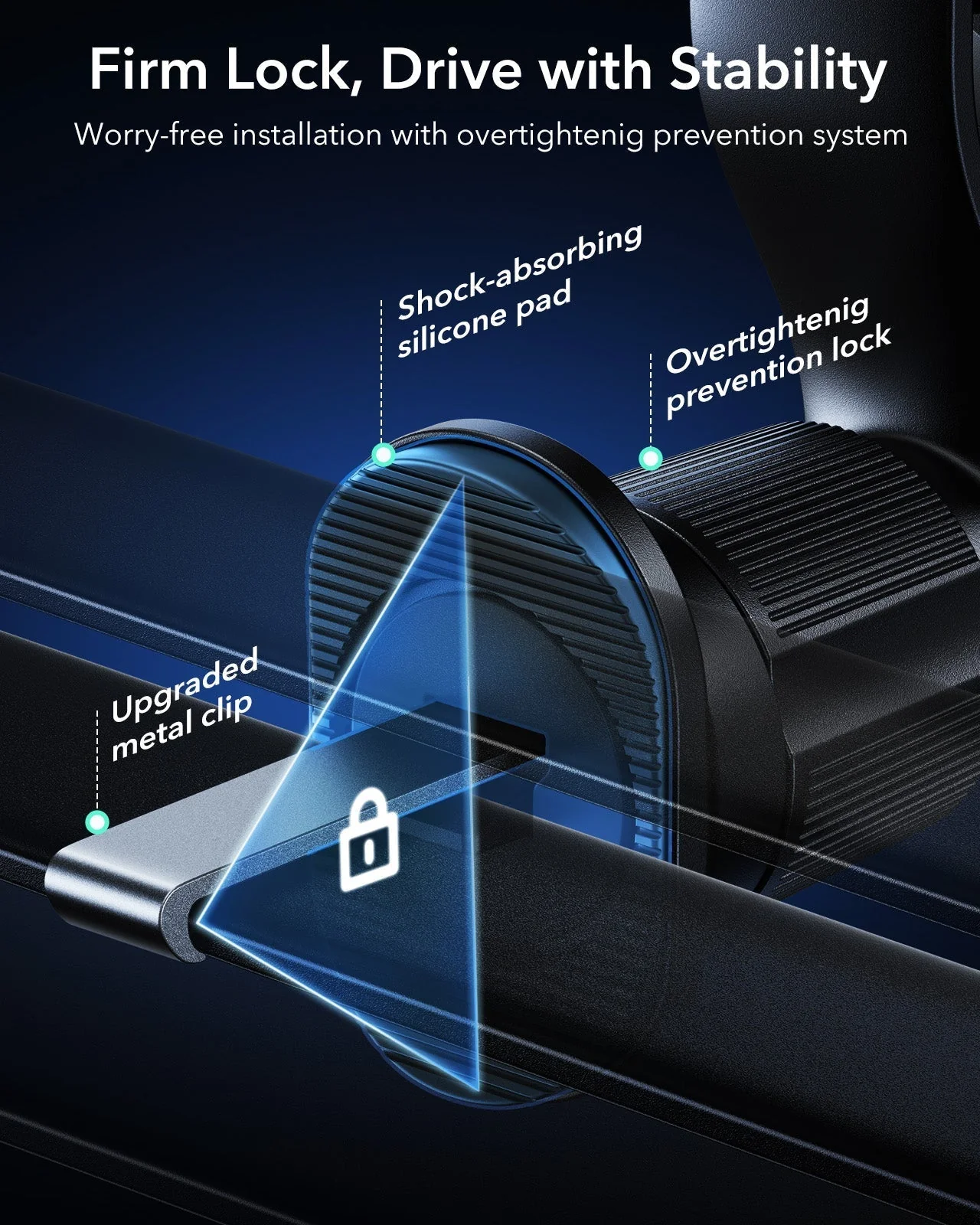 OmniLock Magnetic Car Charger (25W, CryoBoost, Air Vent) - Black - Image 5
