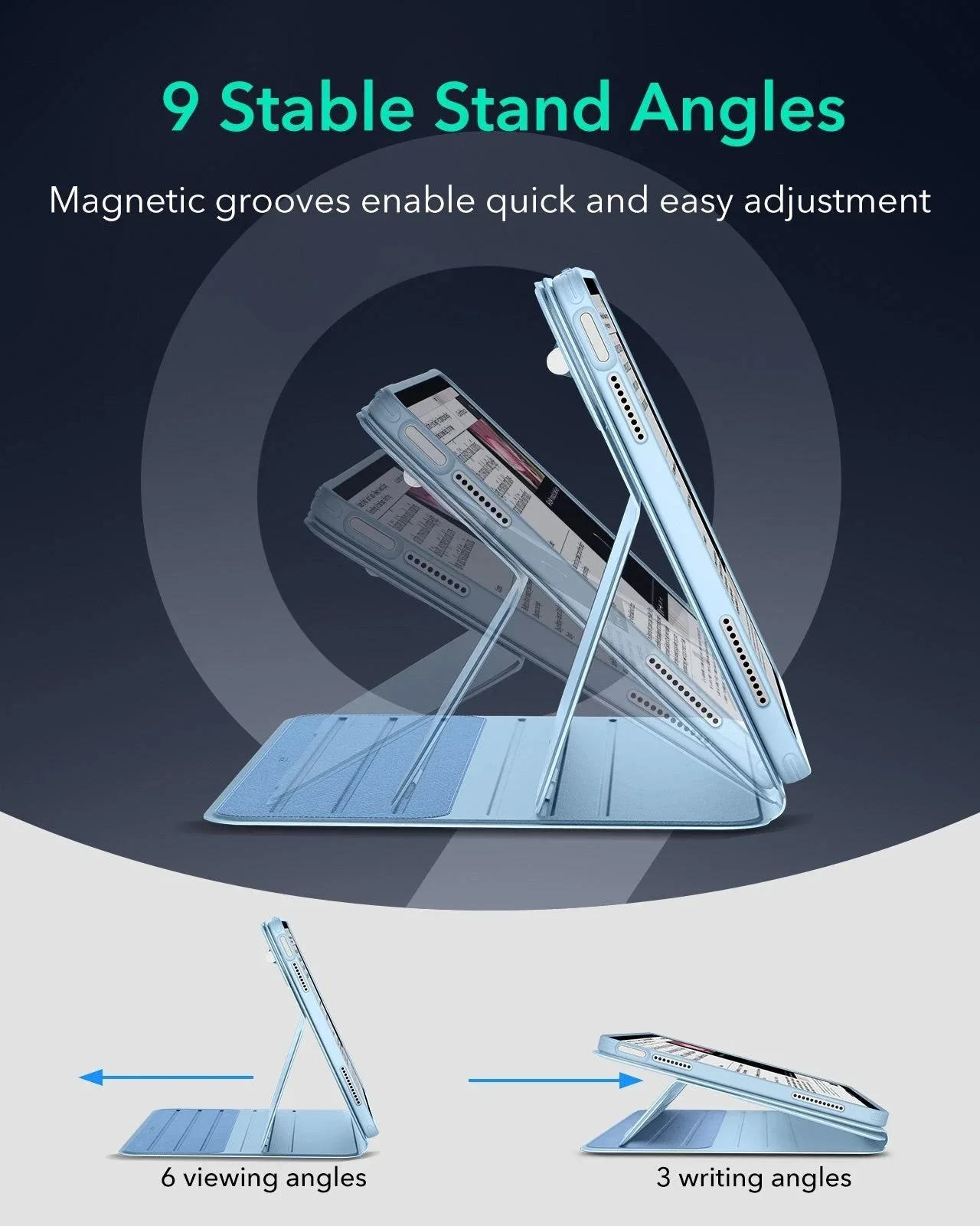 iPad Air 13" (M4) 2026 Shift Magnetic Case - Blue - Image 7