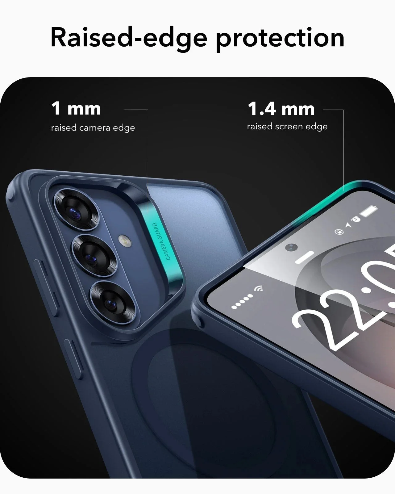 Galaxy S26 Plus Classic Hybrid Magnetic Case - Frosted Blue - Image 5