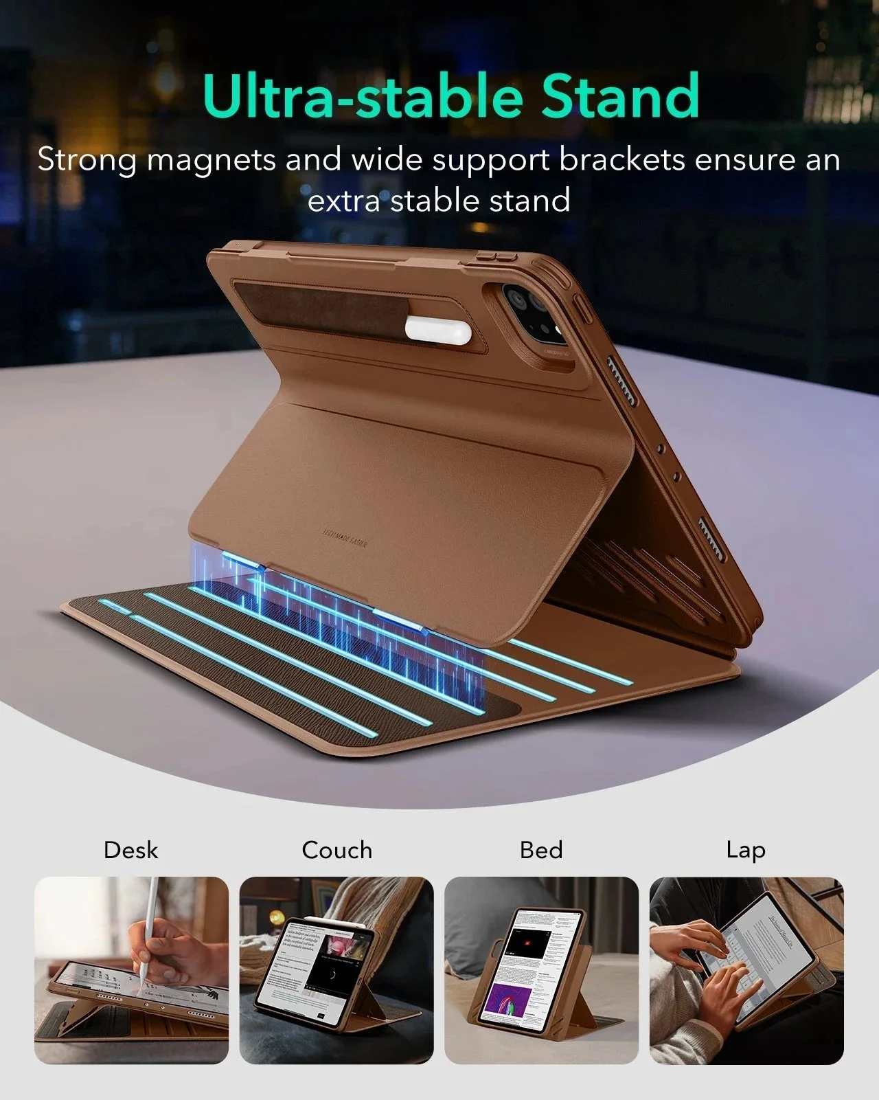 iPad Pro 11ʺ (2025) Shift Magnetic Case - Brown - Image 5