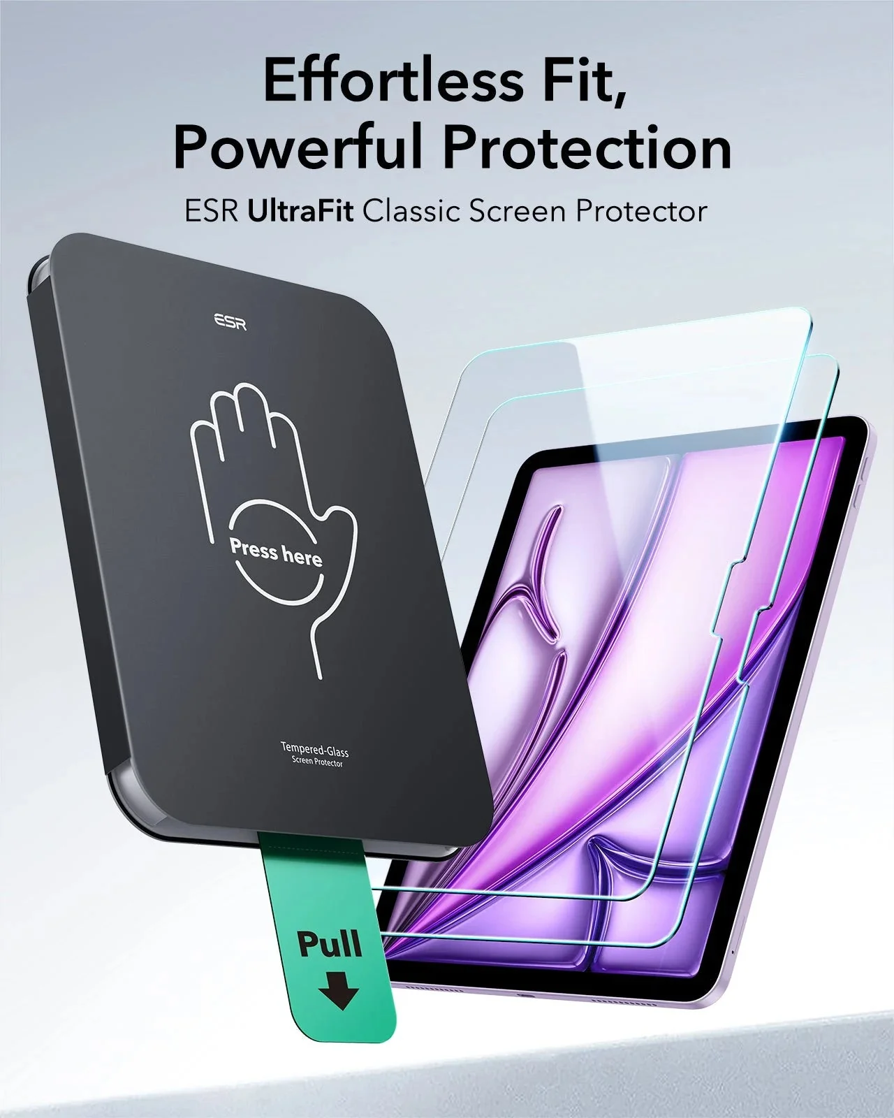 iPad Air 13" (M4) 2026 UltraFit Classic Screen Protector - 2 Pack - Image 3