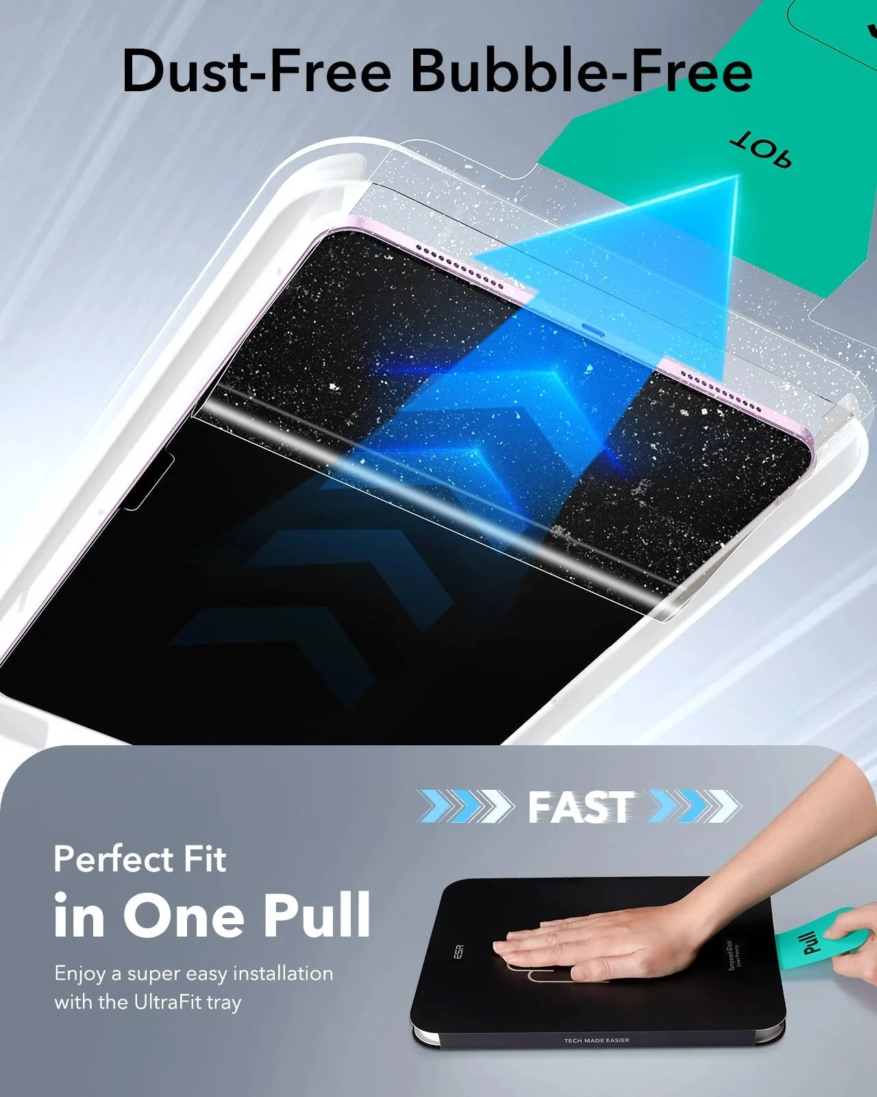 iPad Air 13" (M4) 2026 UltraFit Classic Screen Protector - 2 Pack - Image 4