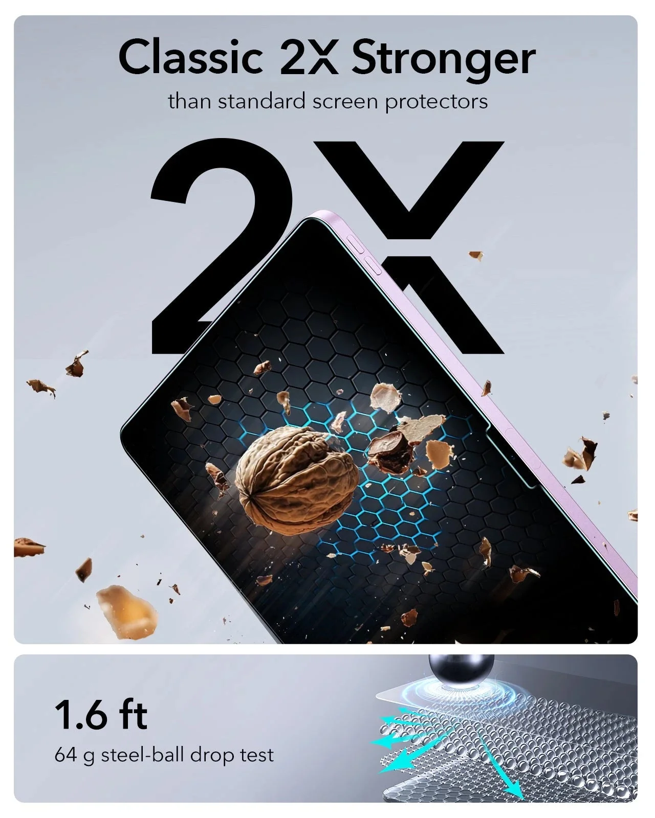 iPad Air 13" (M4) 2026 UltraFit Classic Screen Protector - 2 Pack - Image 5