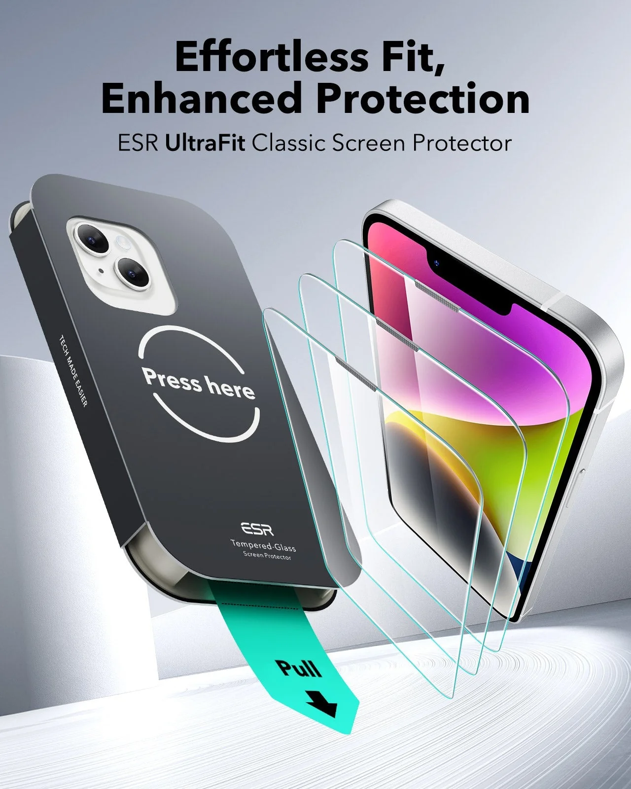 iPhone 14 Plus/13 Pro Max UltraFit Classic Screen Protector - 3 Pack - Image 2