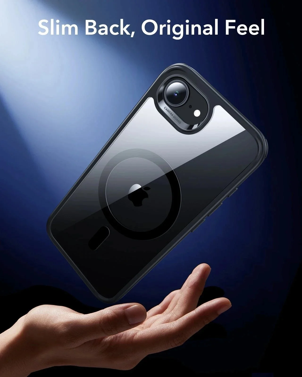 iPhone 17e Bundle Classic Hybrid Magnetic Case & Armorite® Screen Protector - Clear Black - Image 7