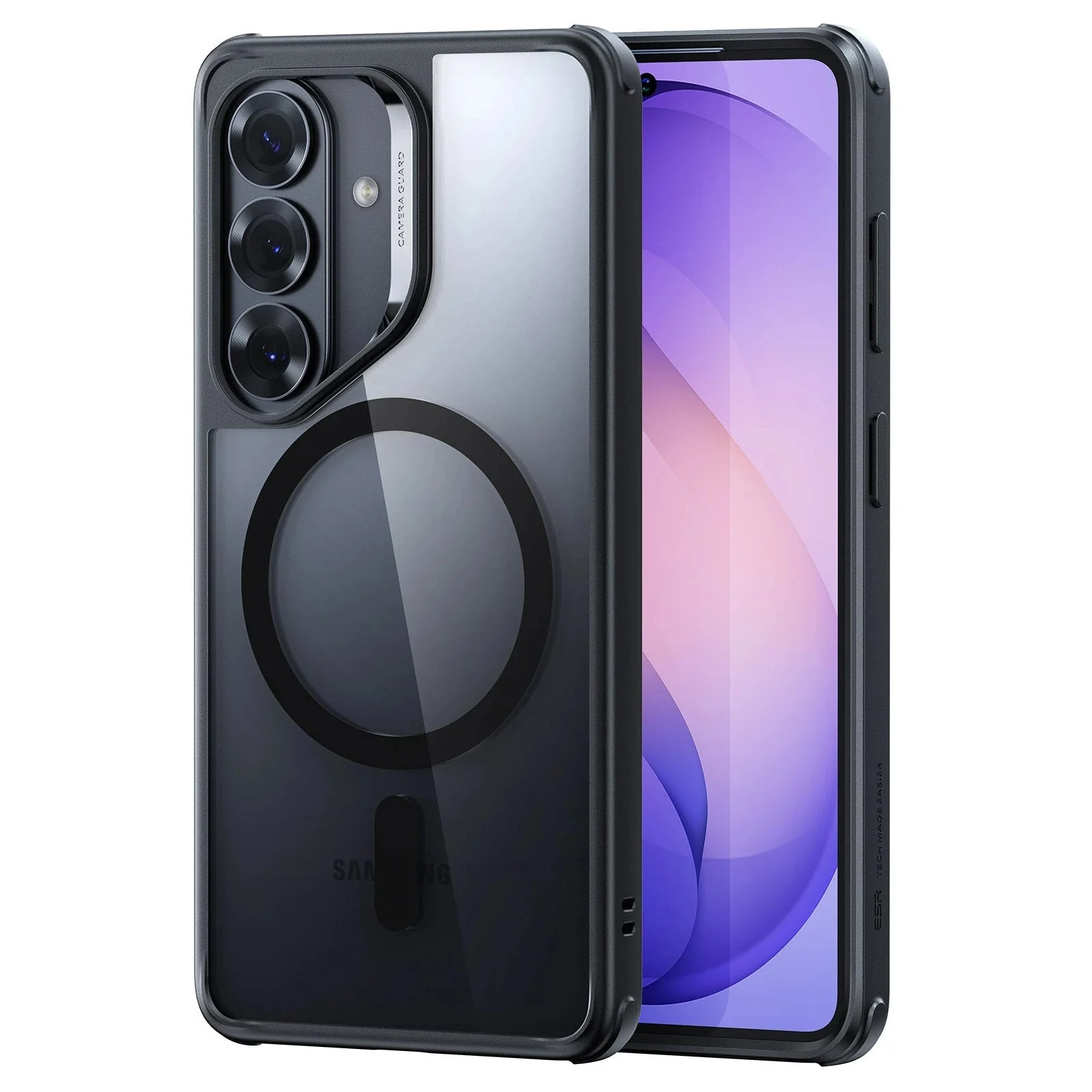 Galaxy S26 Plus Classic Hybrid Magnetic Case - Clear Black