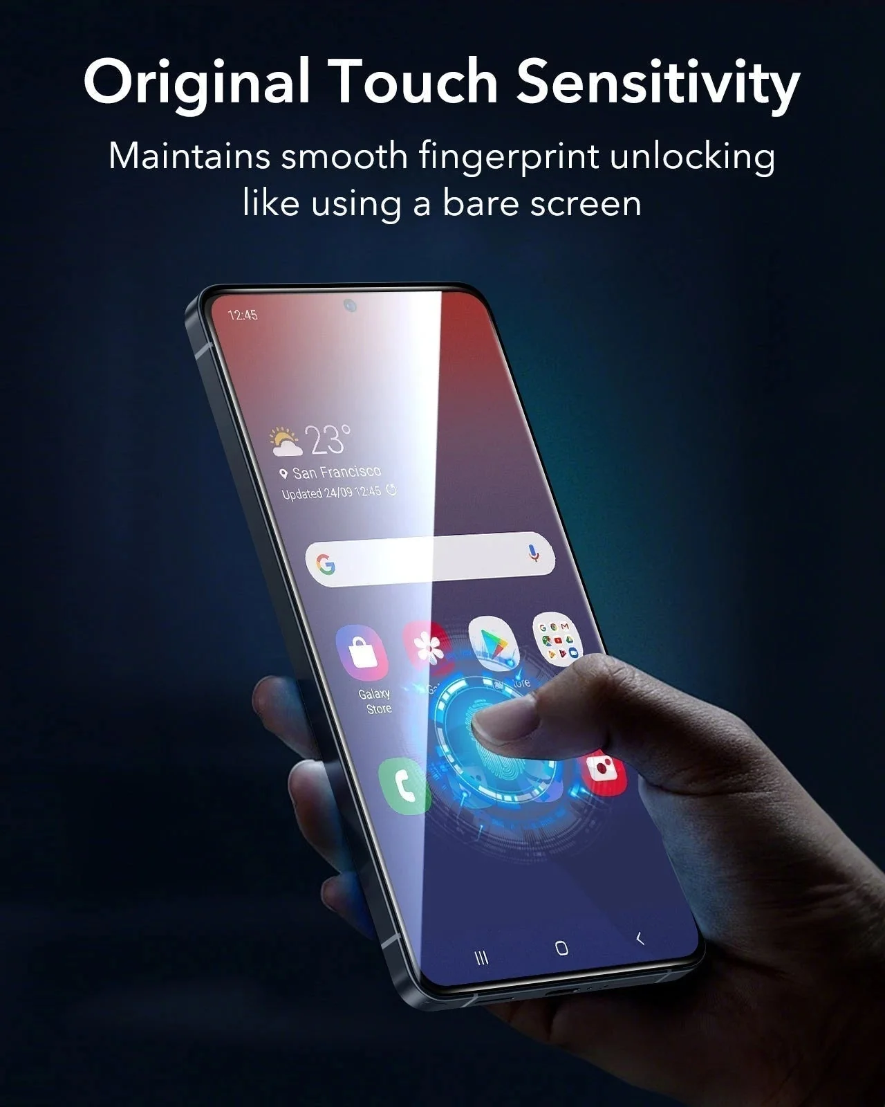 Galaxy S26 Ultra Bundle Classic Hybrid Magnetic Case (Stash Stand) and Armorite® Screen Protector - Clear - Image 11