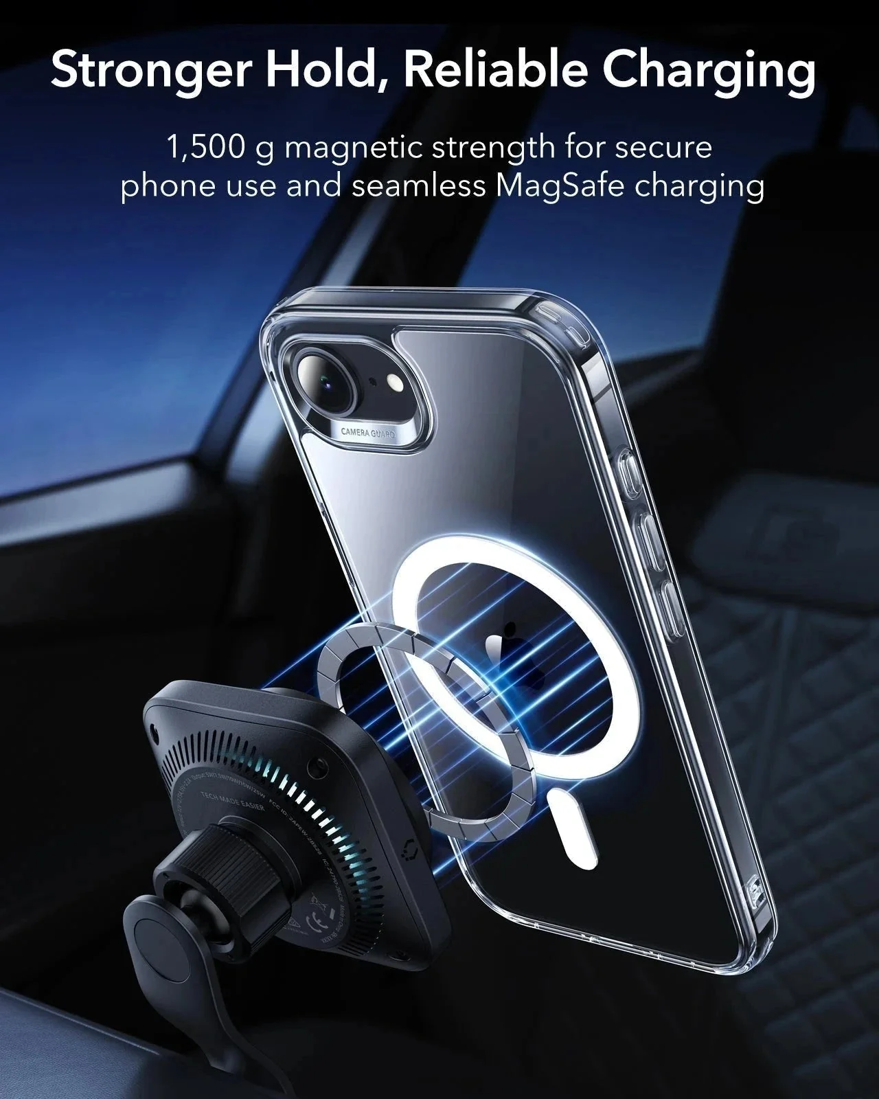 iPhone 17e Bundle Classic Hybrid Magnetic Case & Armorite® Screen Protector - Clear - Image 6