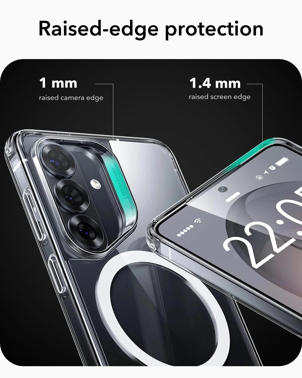Galaxy S26 Plus Classic Hybrid Magnetic Case - Clear - Image 4