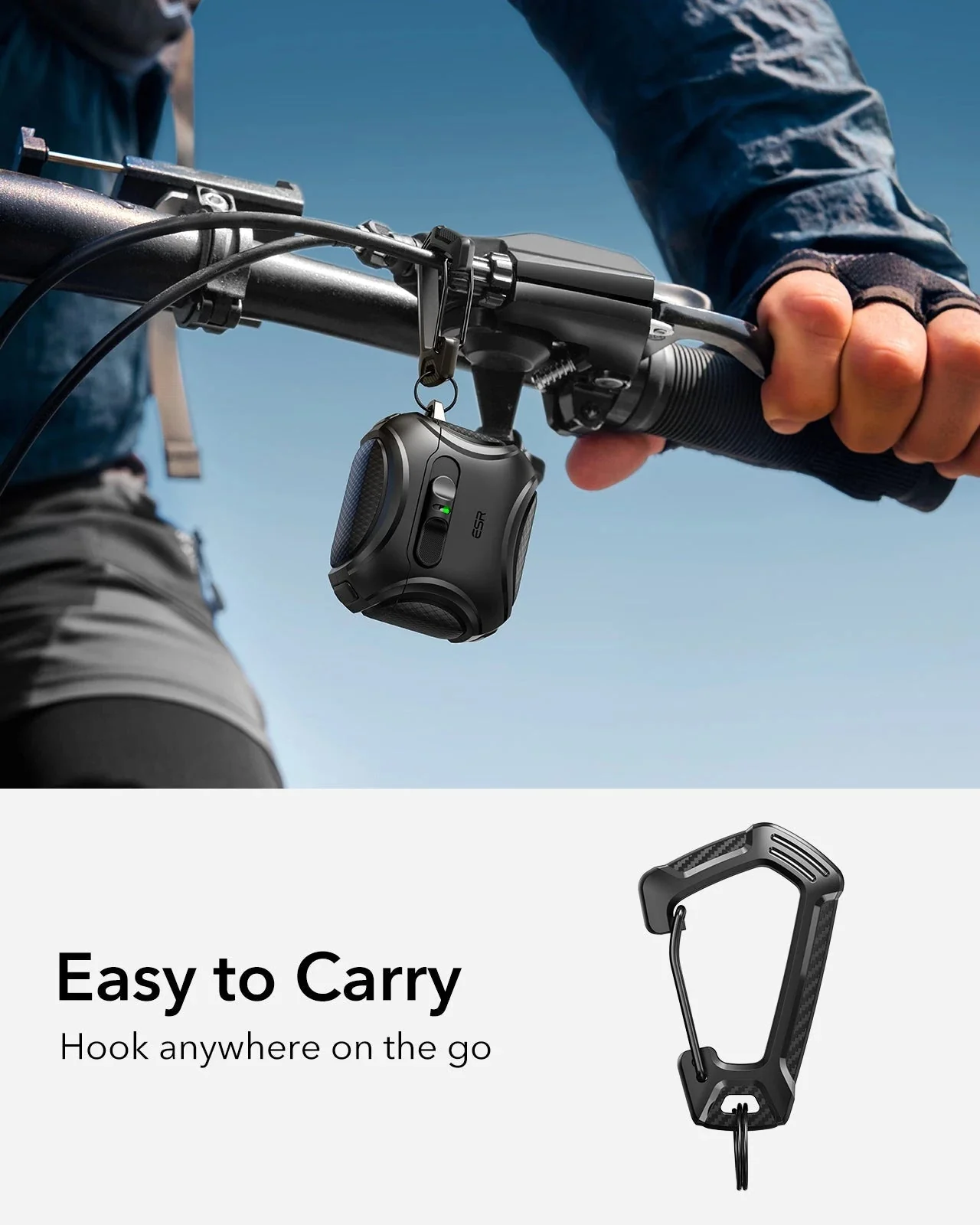 Cyber FlickLock Everyday-Carry Bundle for AirPods 4 - Black - Image 9