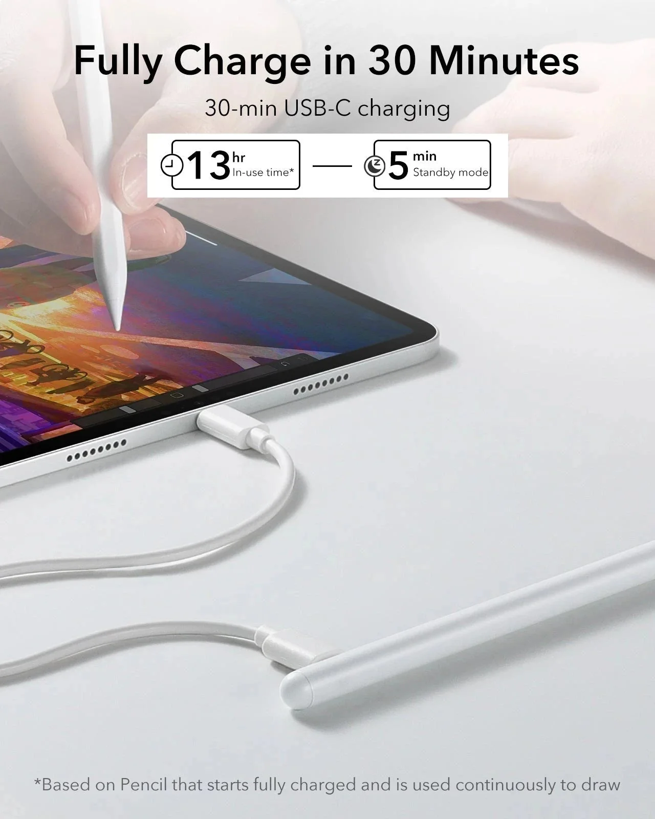 Digital Pencil for iPad - White - Image 11
