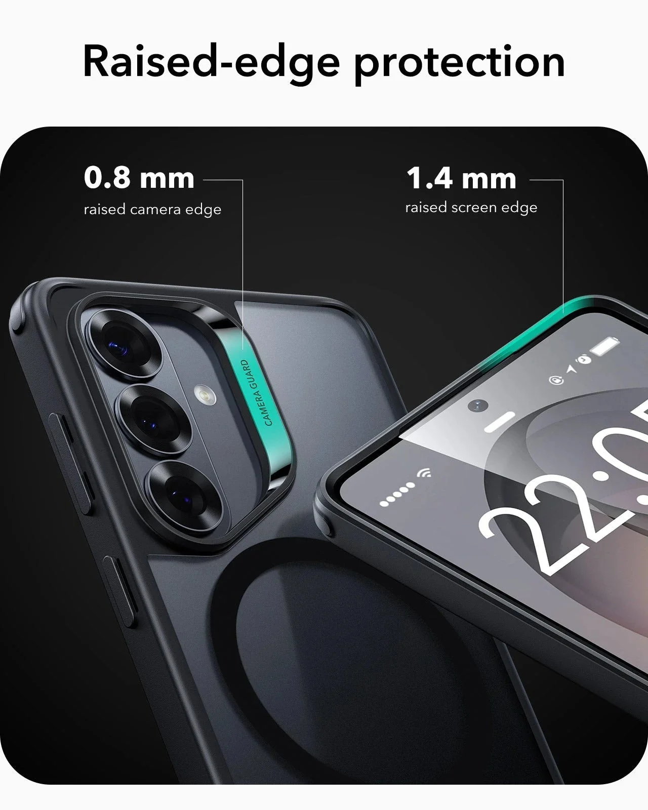 Galaxy S26 Classic Hybrid Magnetic Case - Frosted Black - Image 4