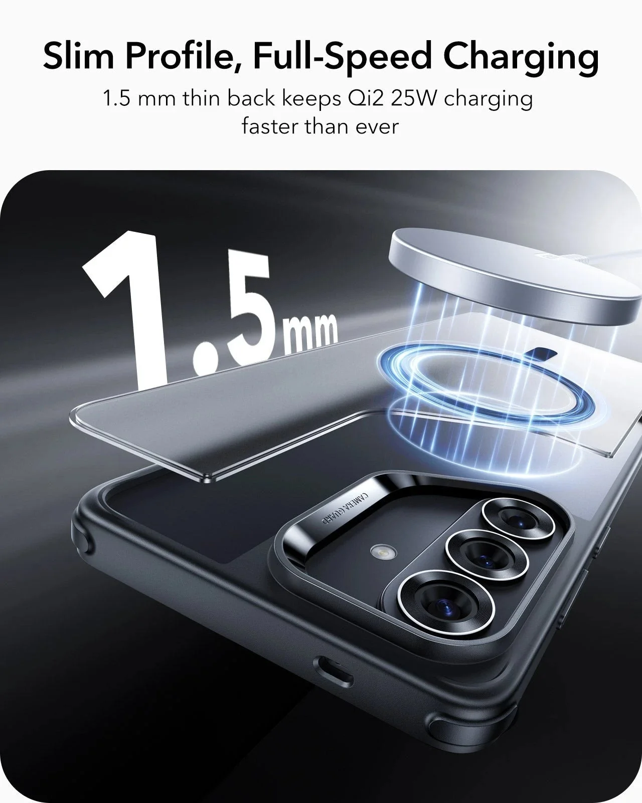 Galaxy S26 Classic Hybrid Magnetic Case - Frosted Black - Image 7