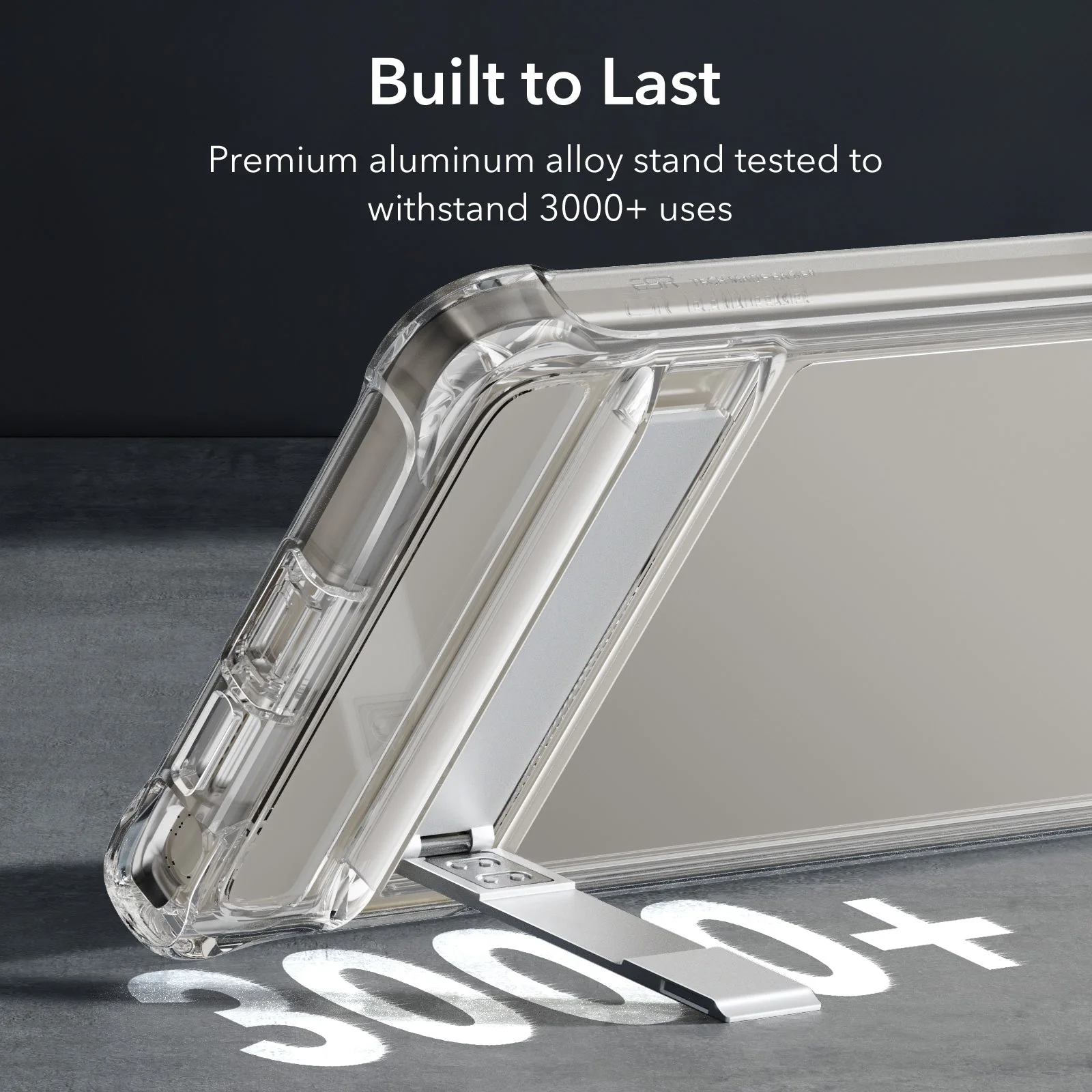 Galaxy S24 Ultra Armor Kickstand Case - Clear - Image 7