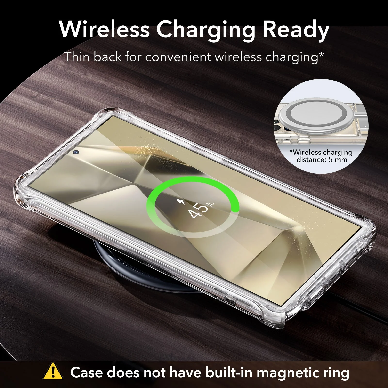 Galaxy S24 Ultra Armor Kickstand Case - Clear - Image 8