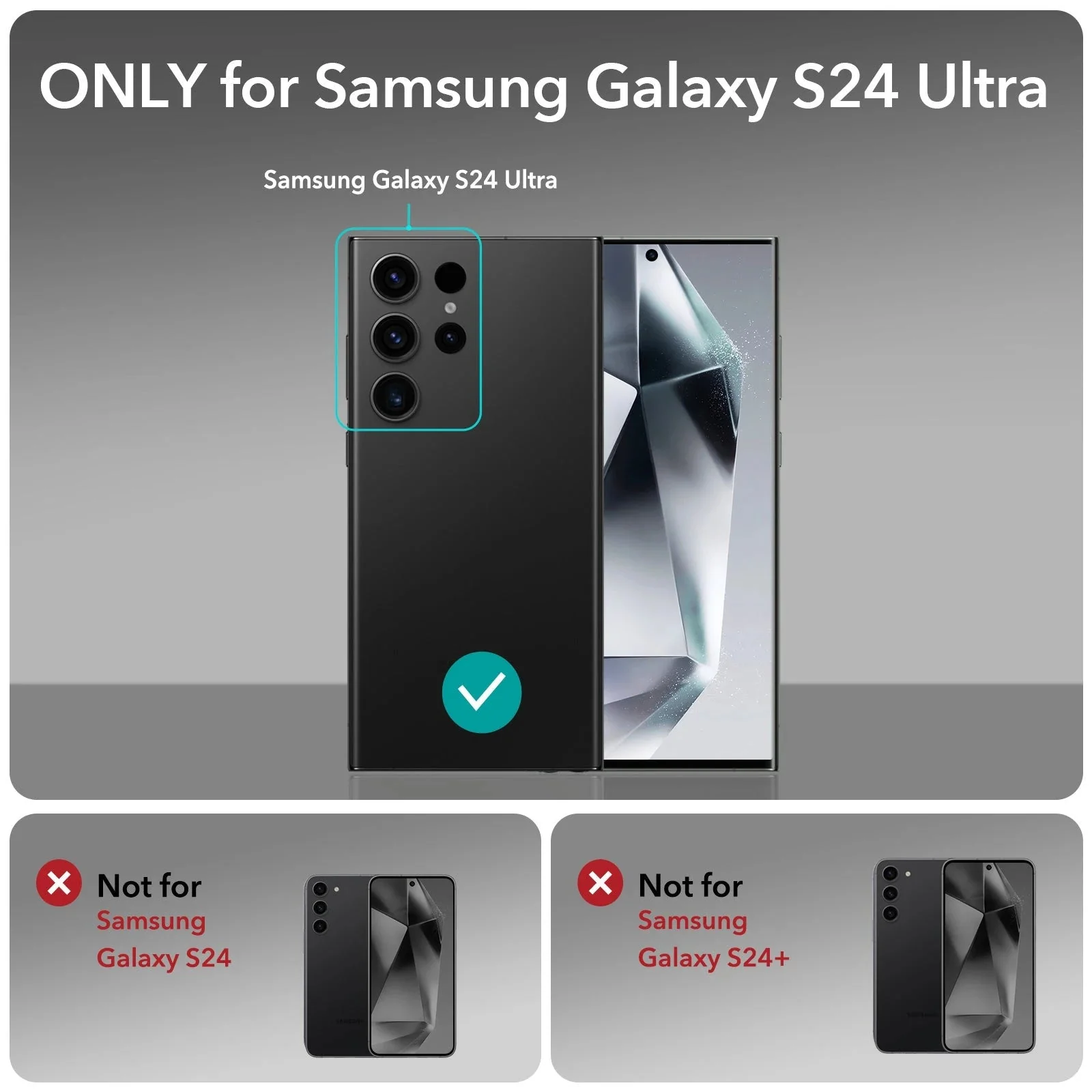 Galaxy S24 Ultra Armor Kickstand Case - Clear - Image 9