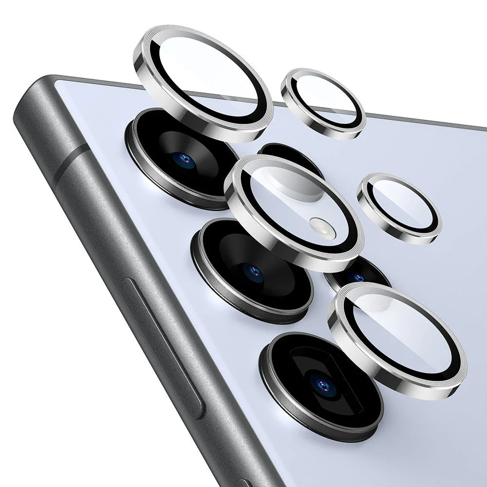 Galaxy S24 Ultra Armorite Camera Lens Protectors - Silver