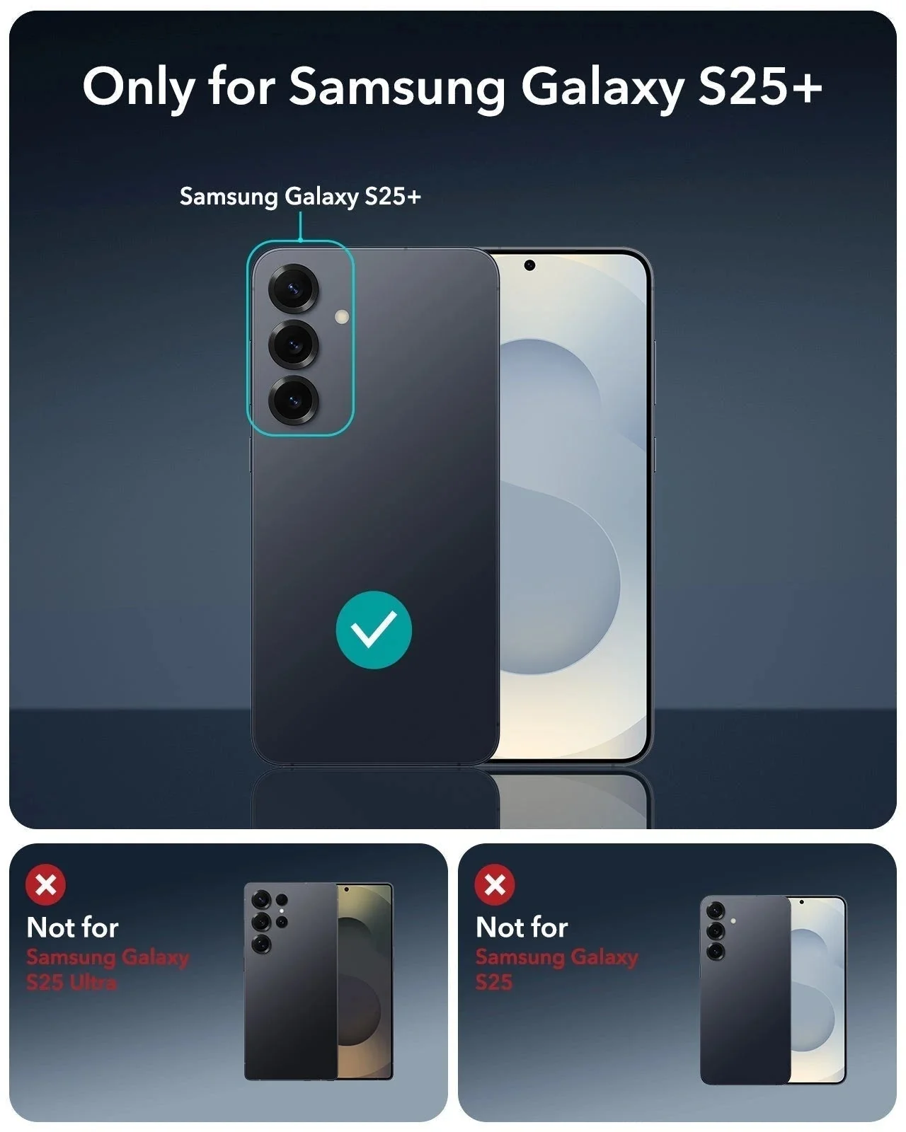 Galaxy S25+ HaloLock Classic Hybrid Case - Clear Grey - Image 9