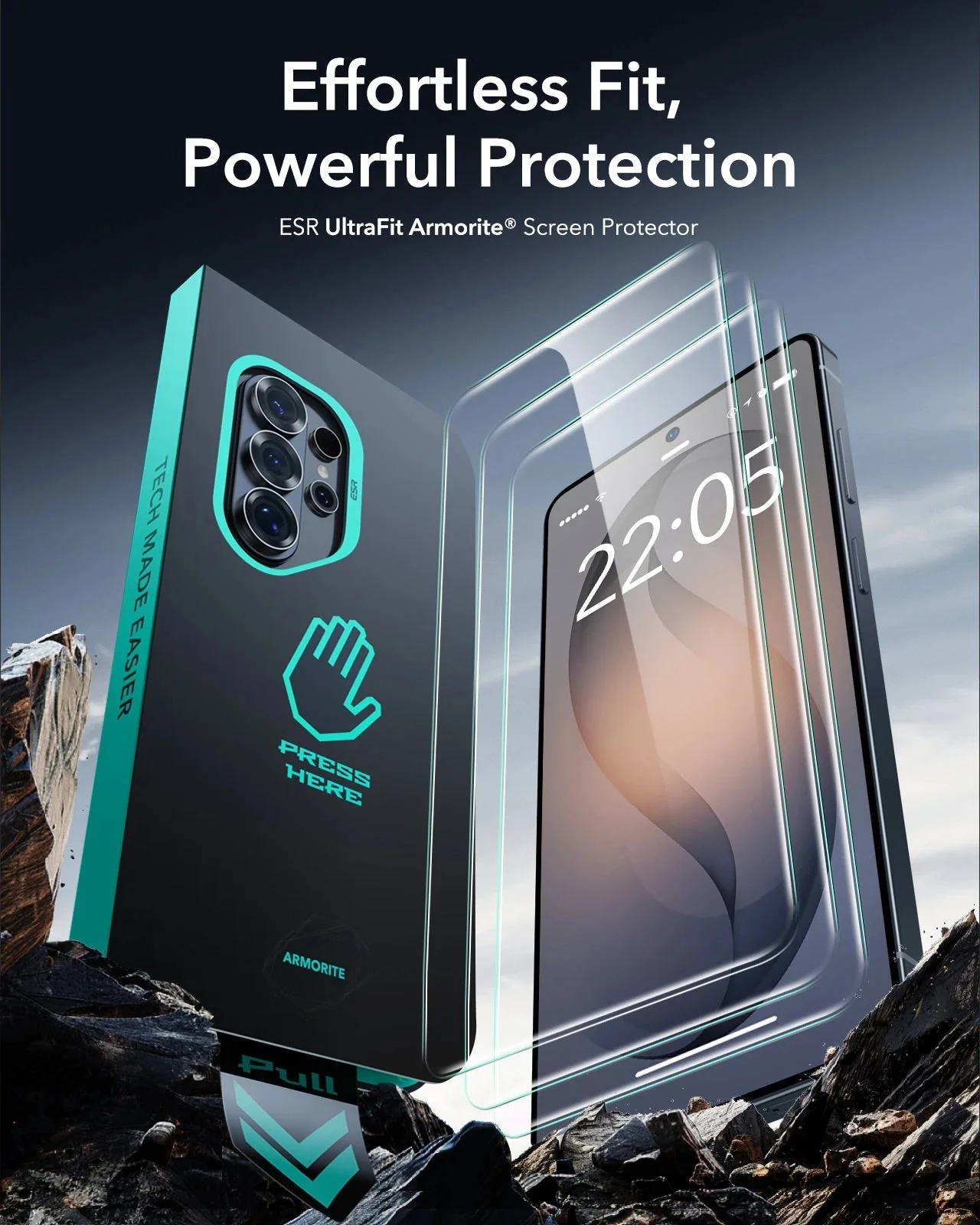 Galaxy S26 Ultra UltraFit Armorite®️ Screen Protector - 3 Pack - Image 2