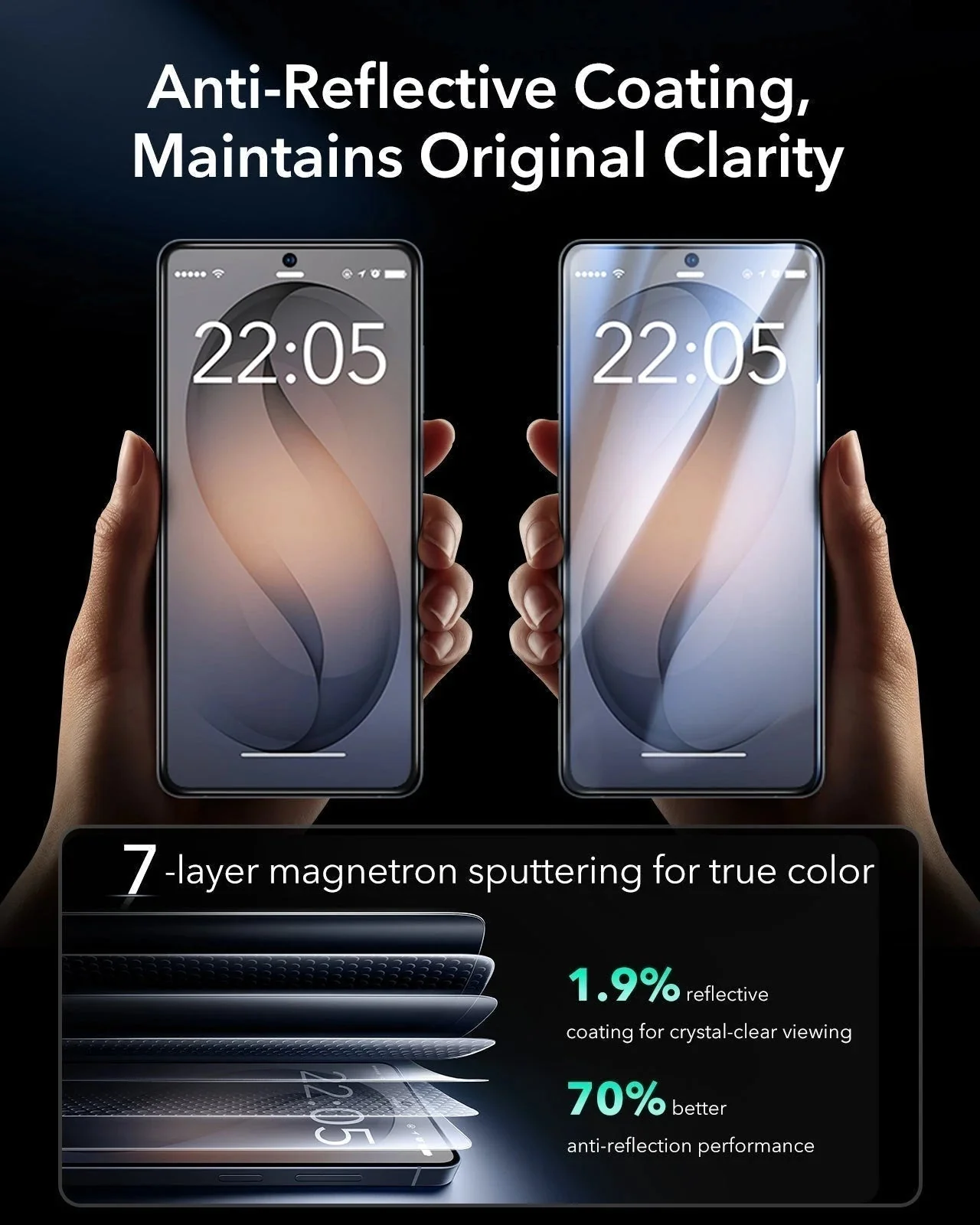 Galaxy S26 Ultra UltraFit Armorite®️ Screen Protector - 3 Pack - Image 5