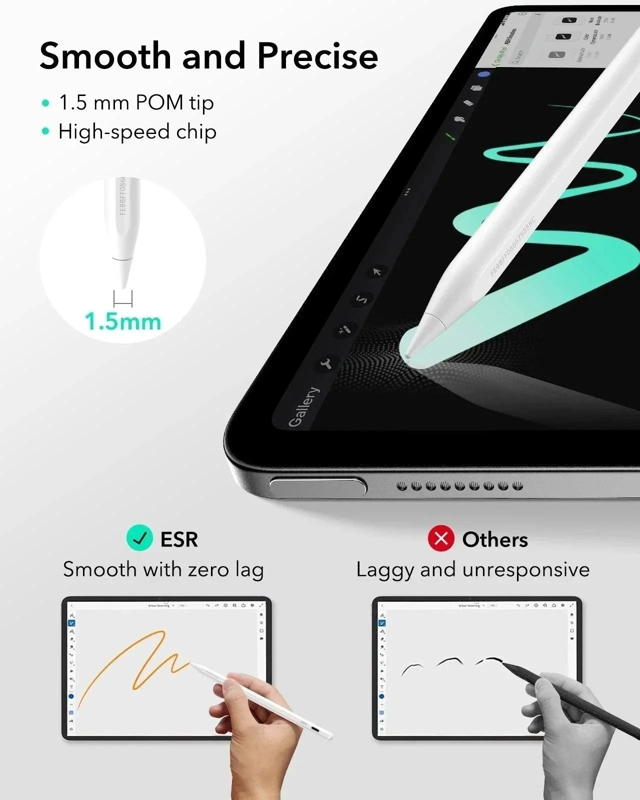 Geo Digital Pencil with Built-in Find My - Pink - Image 9