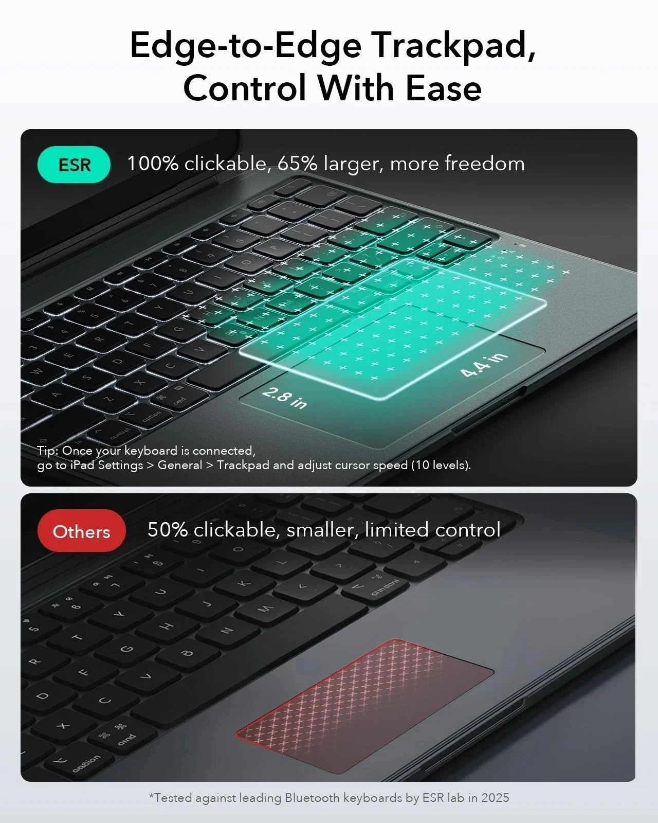 iPad Air 13" (M3) 2025 Shift Keyboard Case (Detachable) -UK Layout-Dark Gray - Image 7