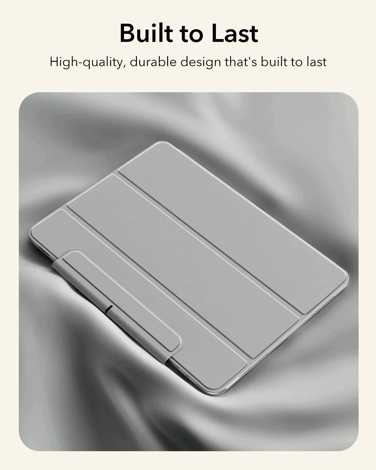iPad Air 13" (M4) 2026 Rebound Magnetic Case - Grey - Image 7