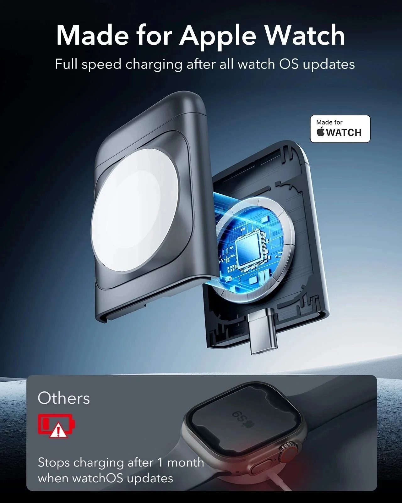 HaloLock™ 3-in-1 Travel Wireless Charging Set - Black - JP Plug - Image 5