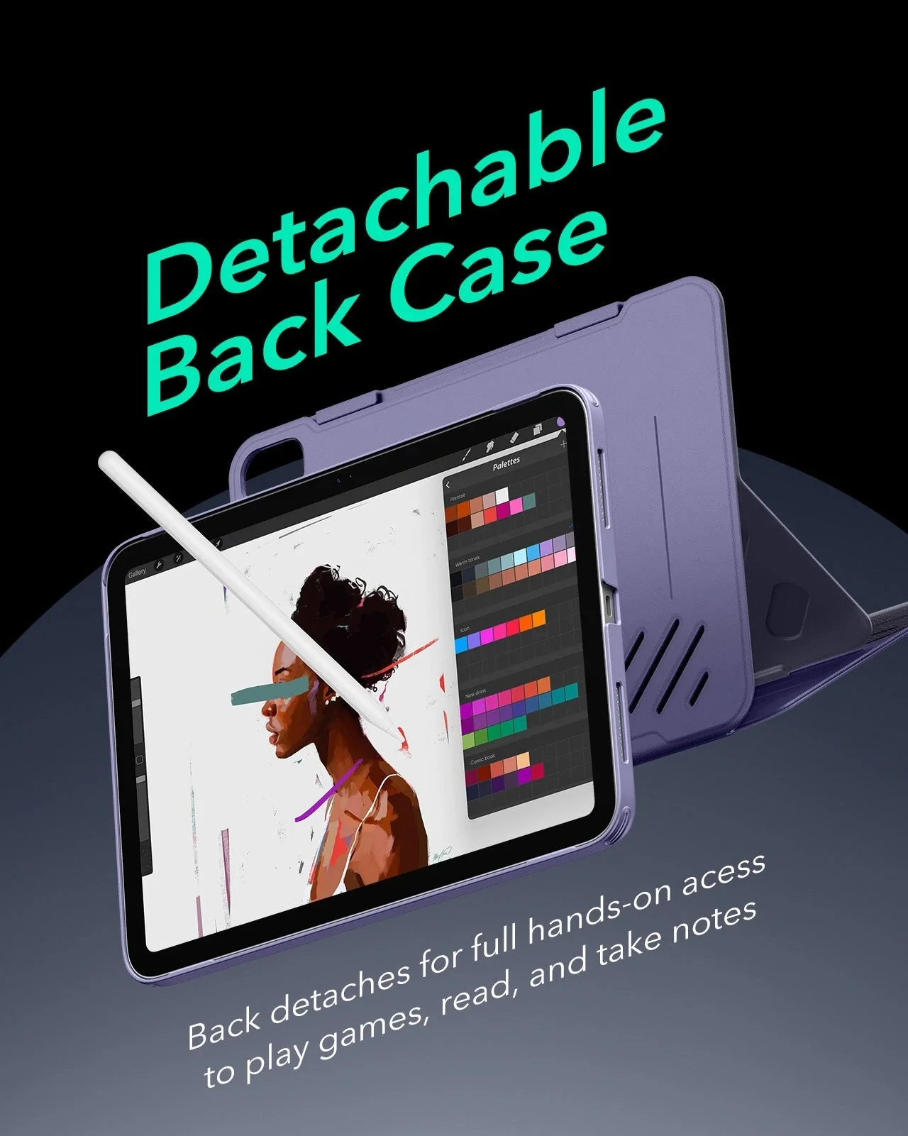 iPad 11" (A16, 2025) Shift Magnetic Case - Purple - Image 7