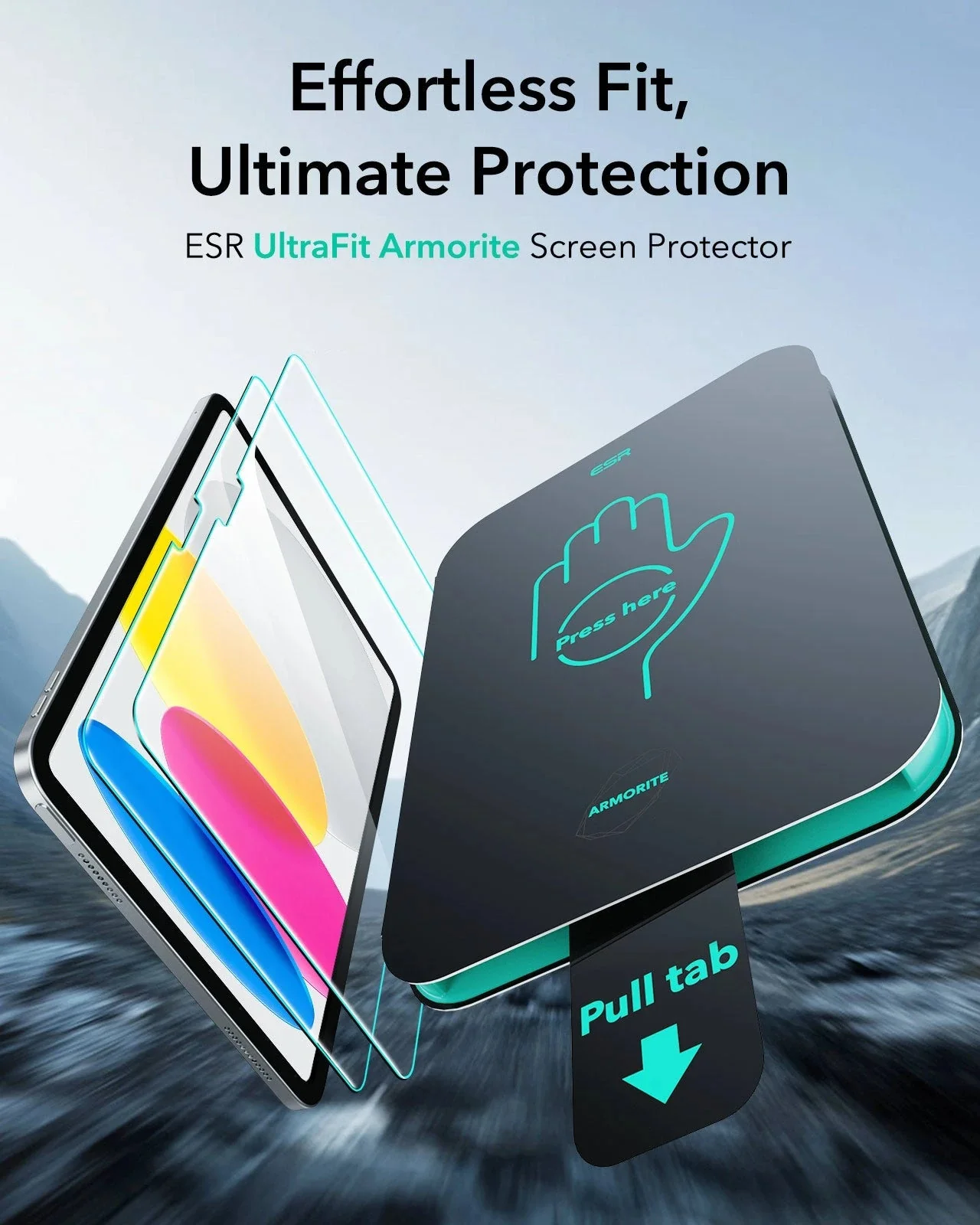 iPad 11" (A16, 2025) UltraFit Armorite Screen Protector - 2 Pack - Image 3