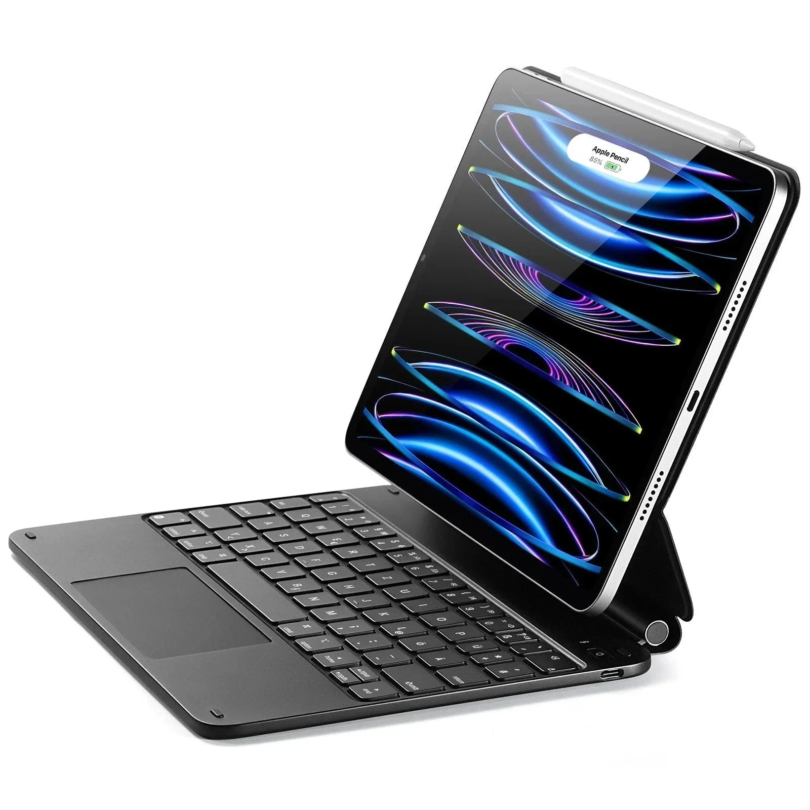 iPad Air 10.9” (5th/4th Gen), and iPad Pro 11” (4th/3rd/2nd/1st Gen) Rebound Magnetic Keyboard Case - UK Layout-Black - Image 3