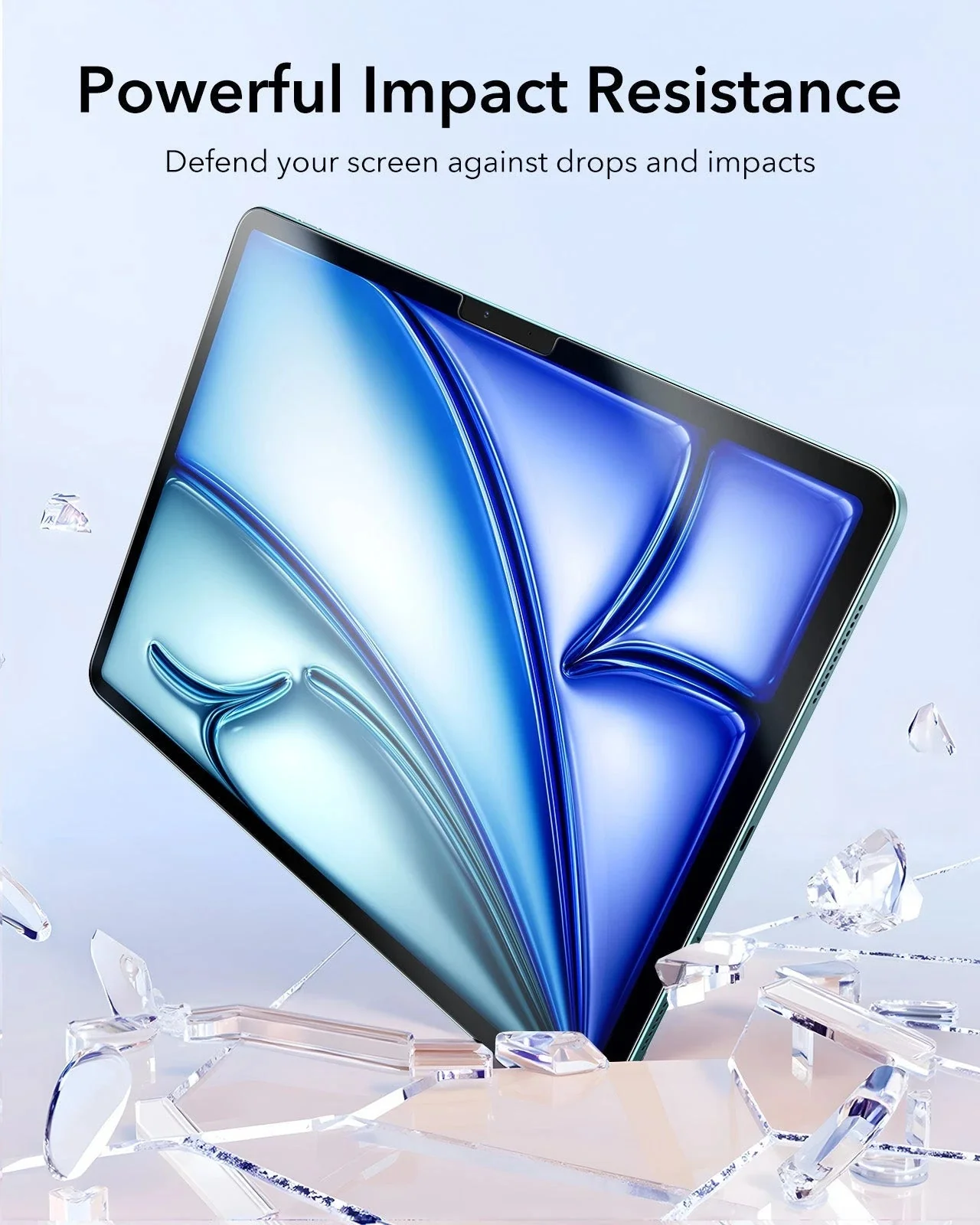 iPad Air 11" (2024) Paper-Feel Tempered Glass Screen Protector - 2 Pack - Image 6