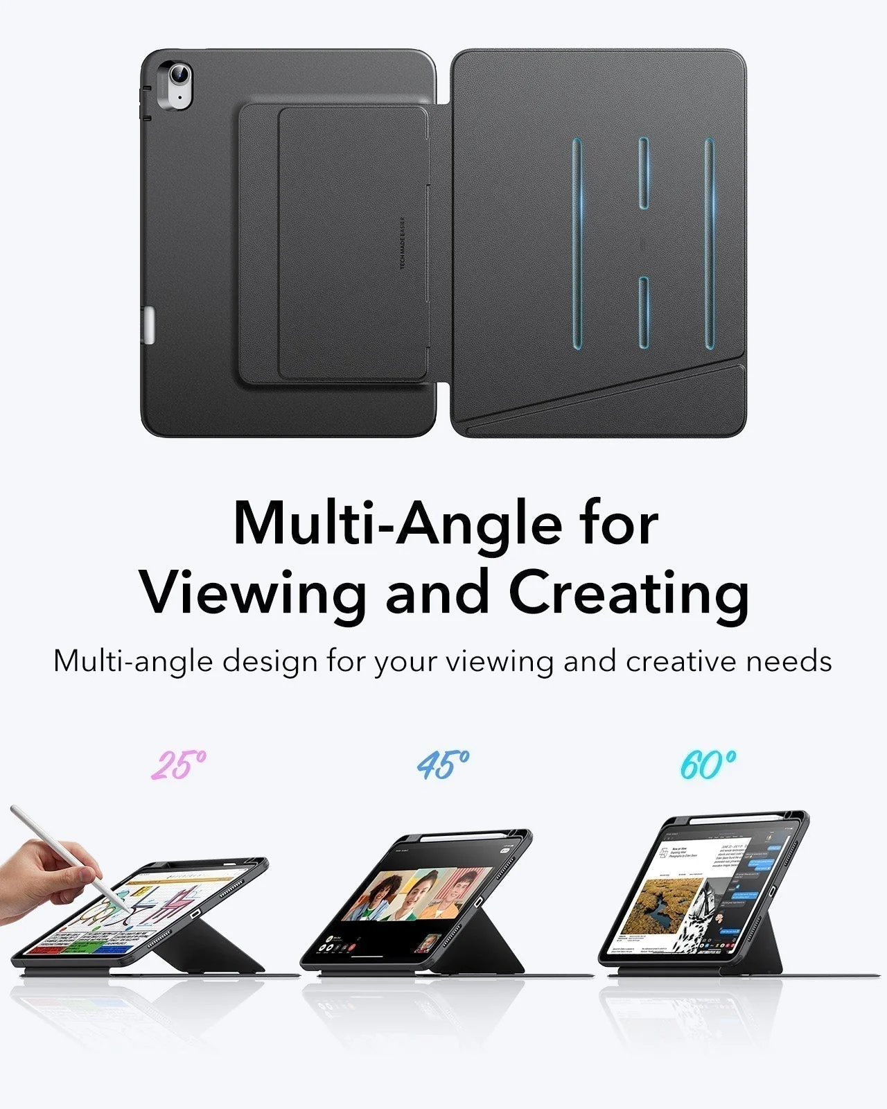 iPad Air 11" (2025) Flip Transformation Bundle - Starlight - Image 5